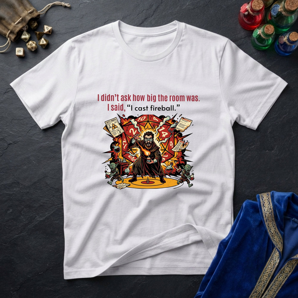 Fireball Spell T-Shirt
