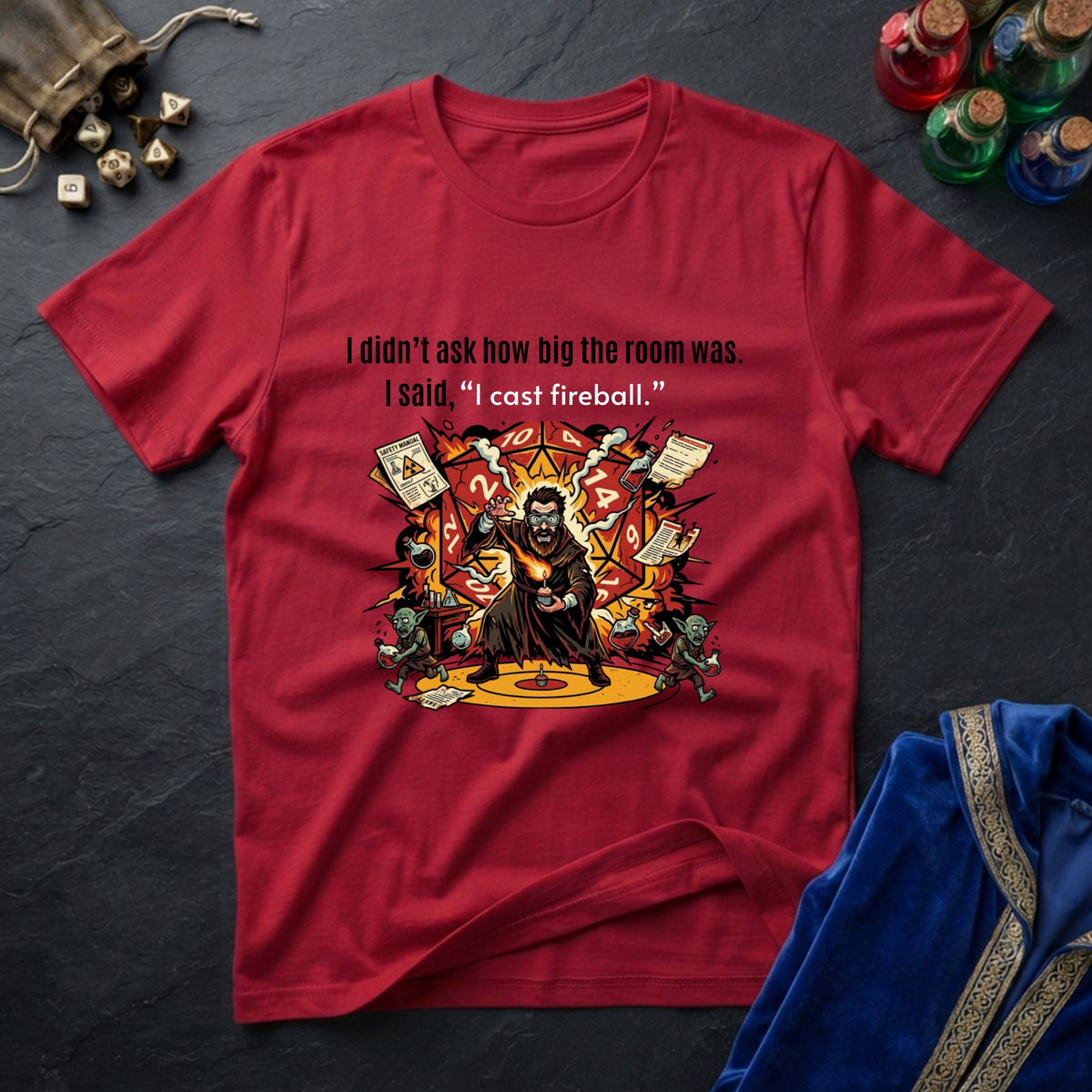 Fireball Spell T-Shirt