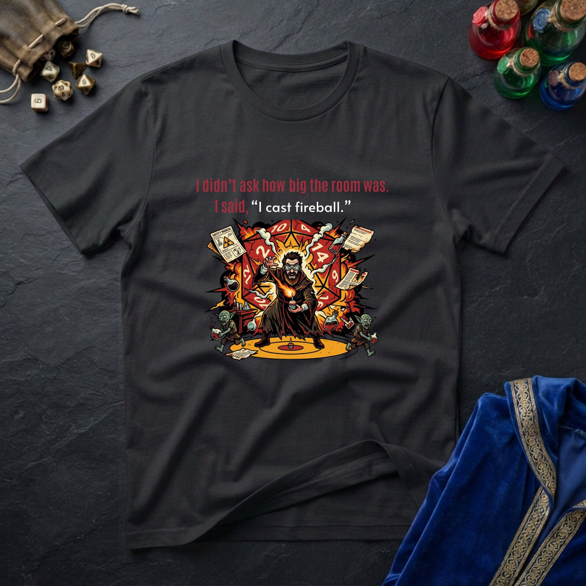 Fireball Spell T-Shirt
