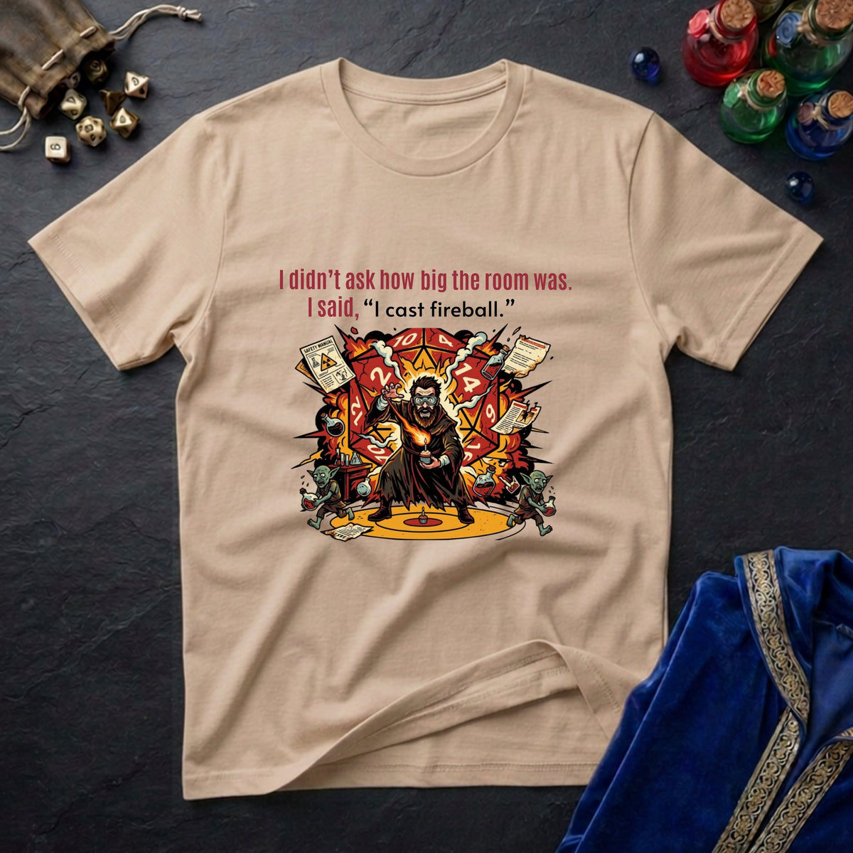 Fireball Spell T-Shirt