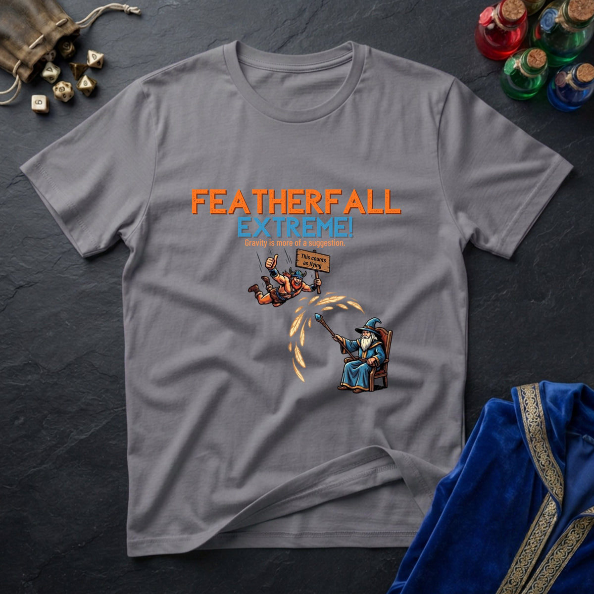 Feather Fall Spell T-Shirt