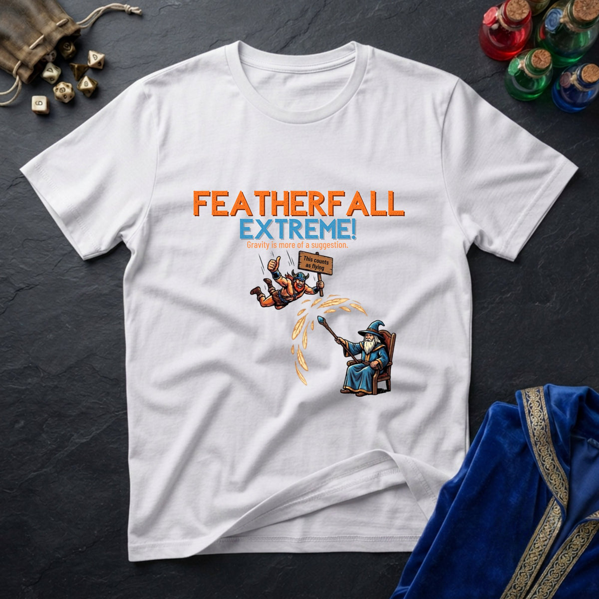 Feather Fall Spell T-Shirt
