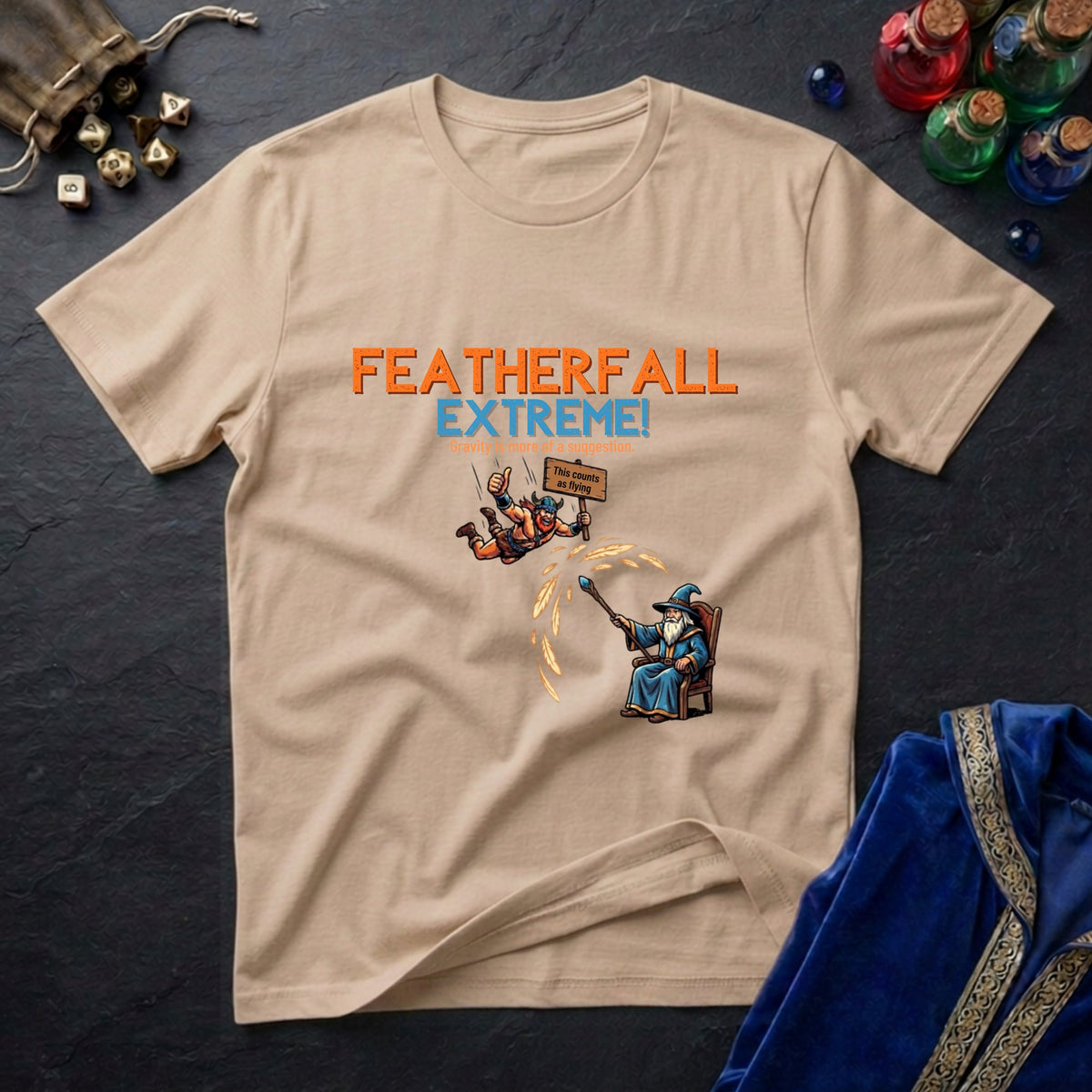 Feather Fall Spell T-Shirt