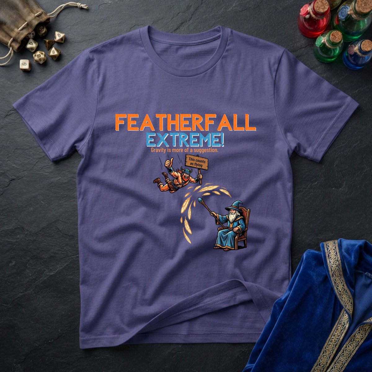 Feather Fall Spell T-Shirt