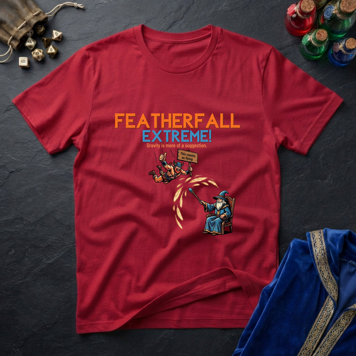 Feather Fall Spell T-Shirt