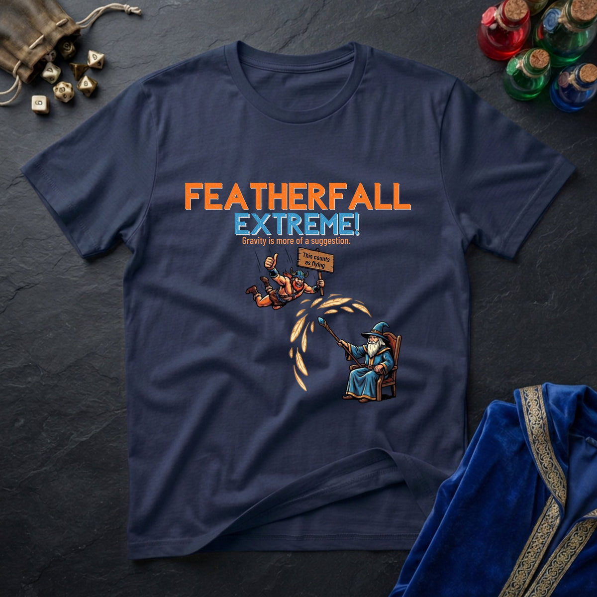 Feather Fall Spell T-Shirt