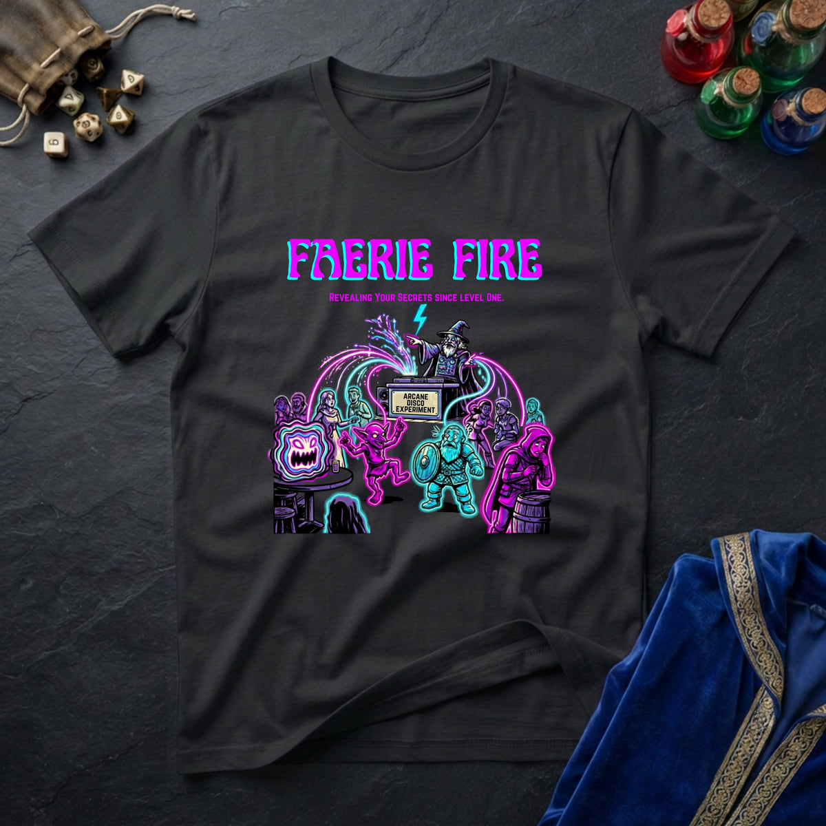 Faerie Fire Spell T-Shirt