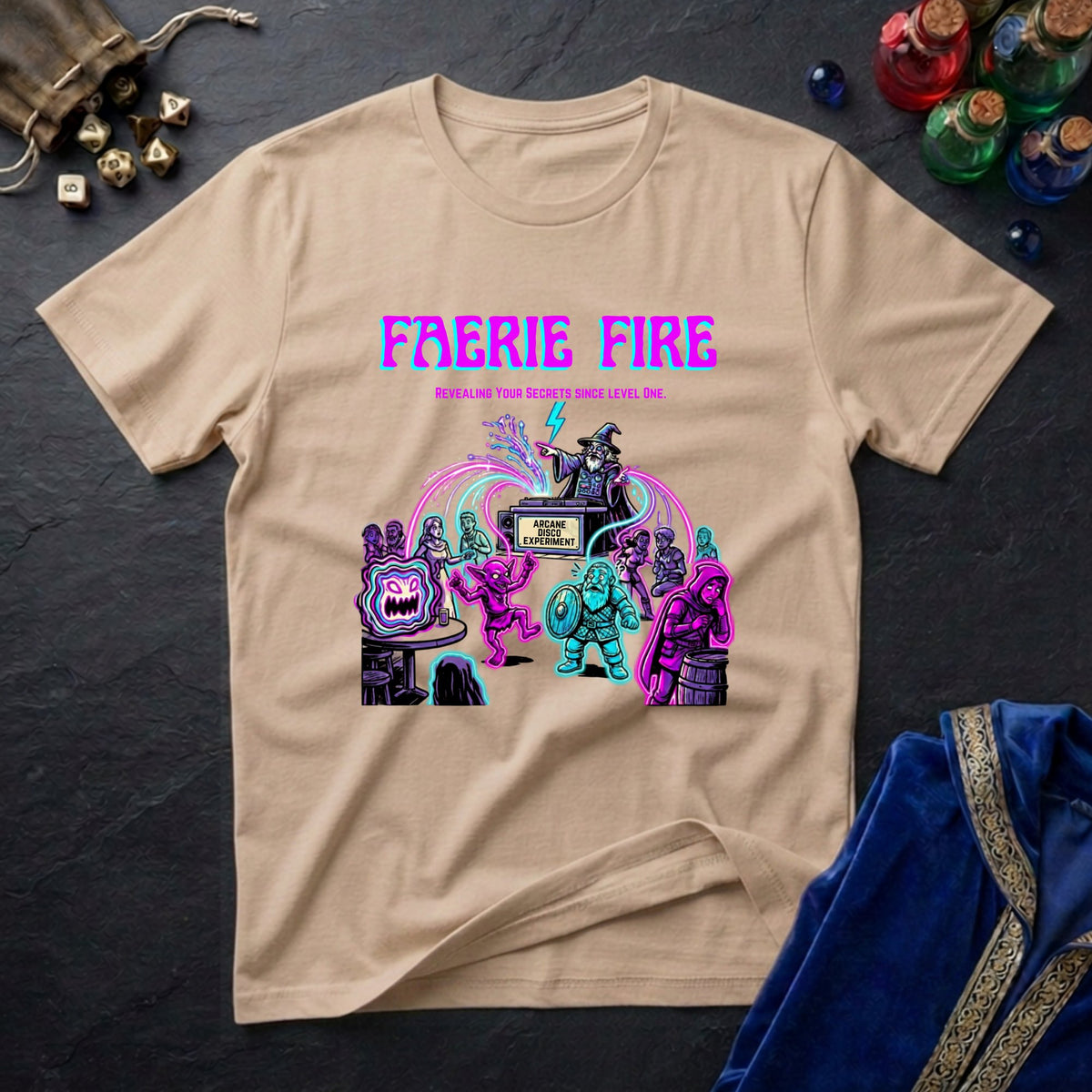 Faerie Fire Spell T-Shirt