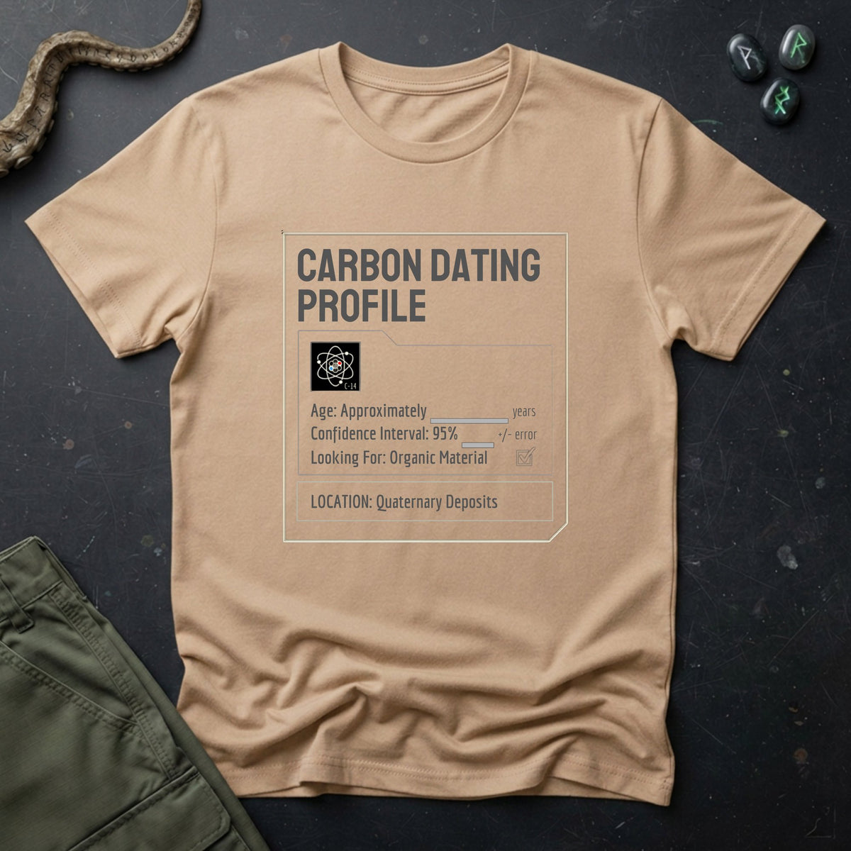 Carbon Dating Profile T-Shirt
