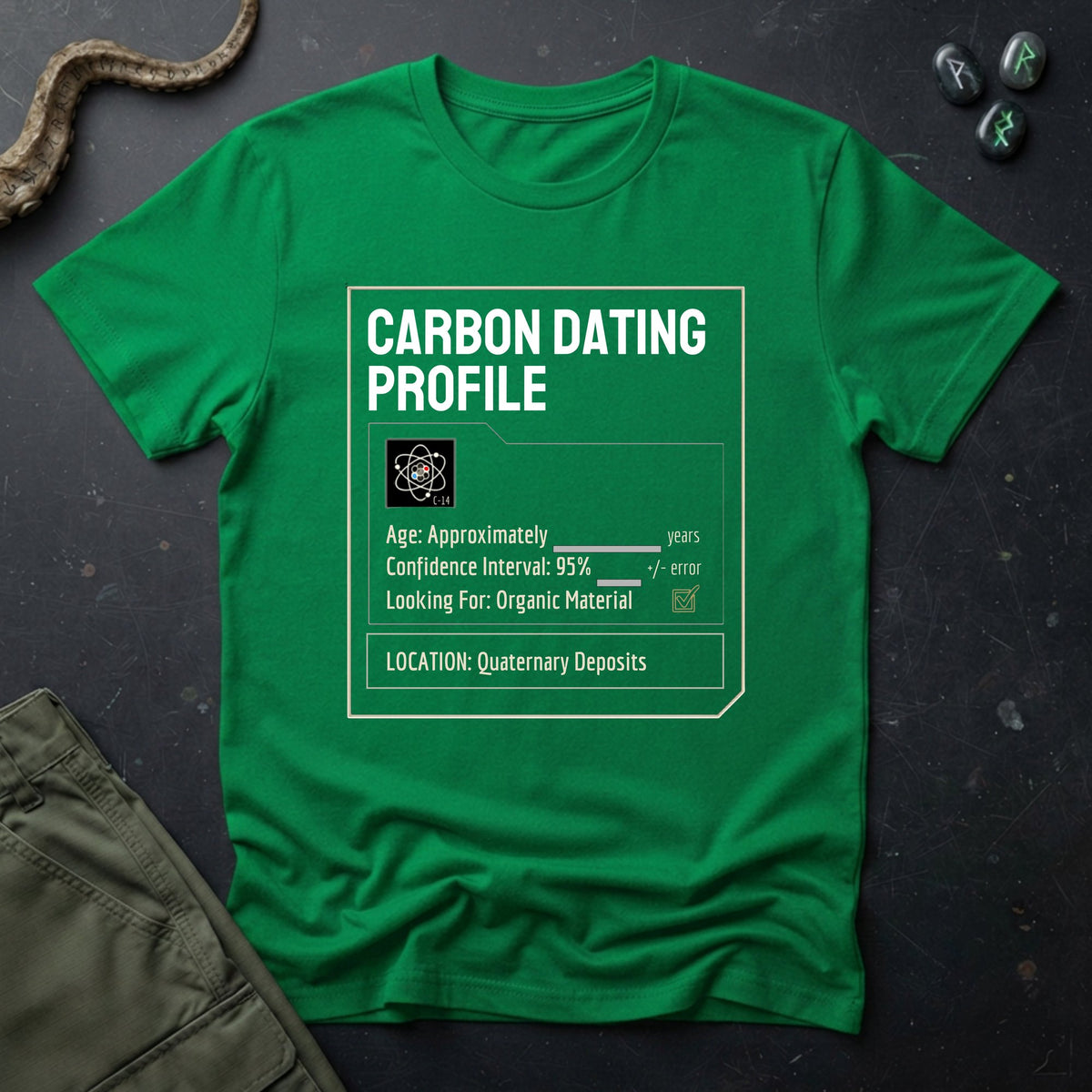 Carbon Dating Profile T-Shirt