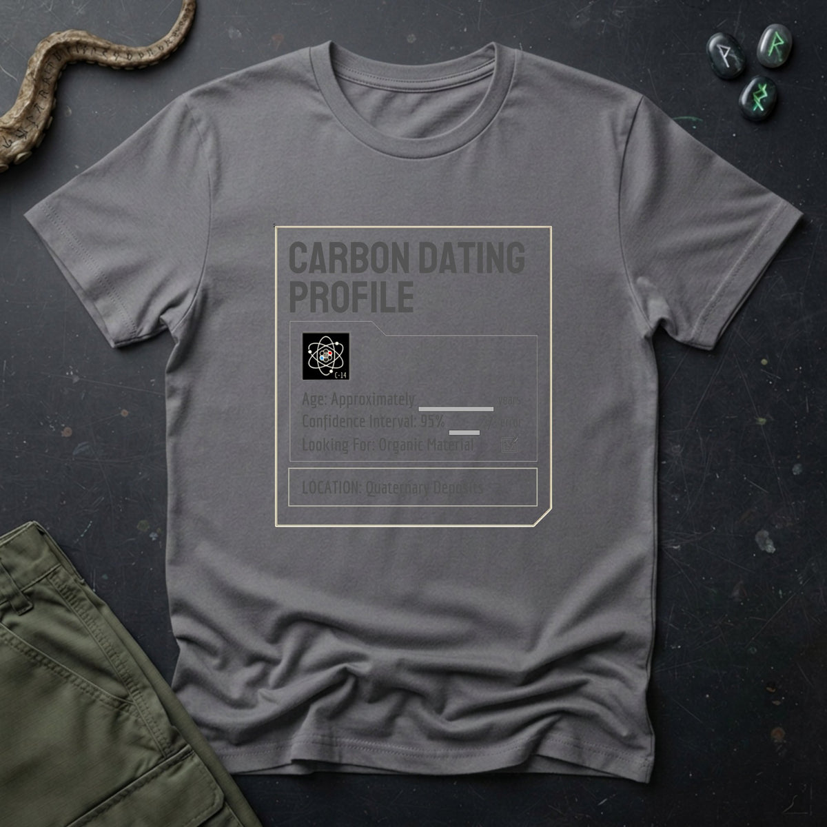 Carbon Dating Profile T-Shirt