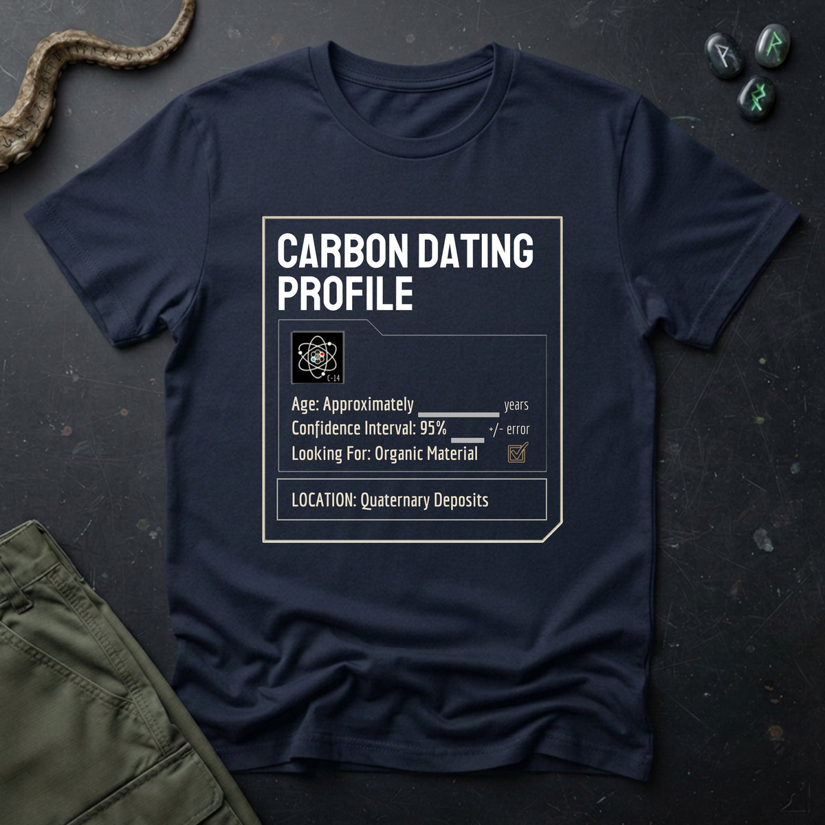 Carbon Dating Profile T-Shirt