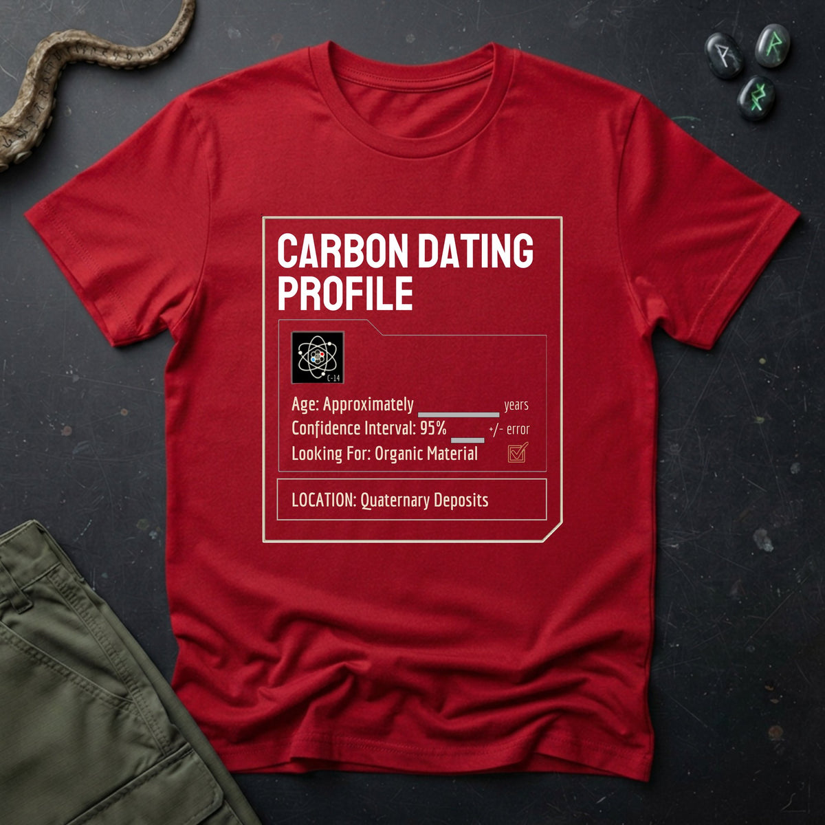 Carbon Dating Profile T-Shirt