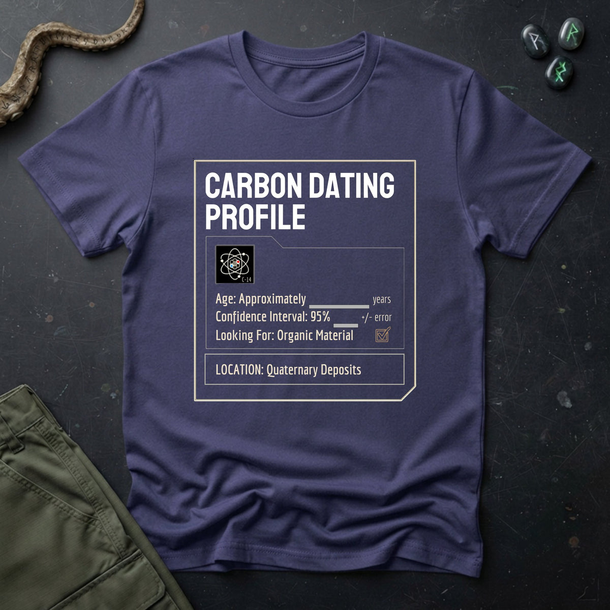 Carbon Dating Profile T-Shirt