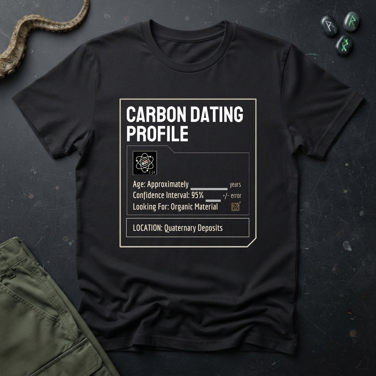 Carbon Dating Profile T-Shirt