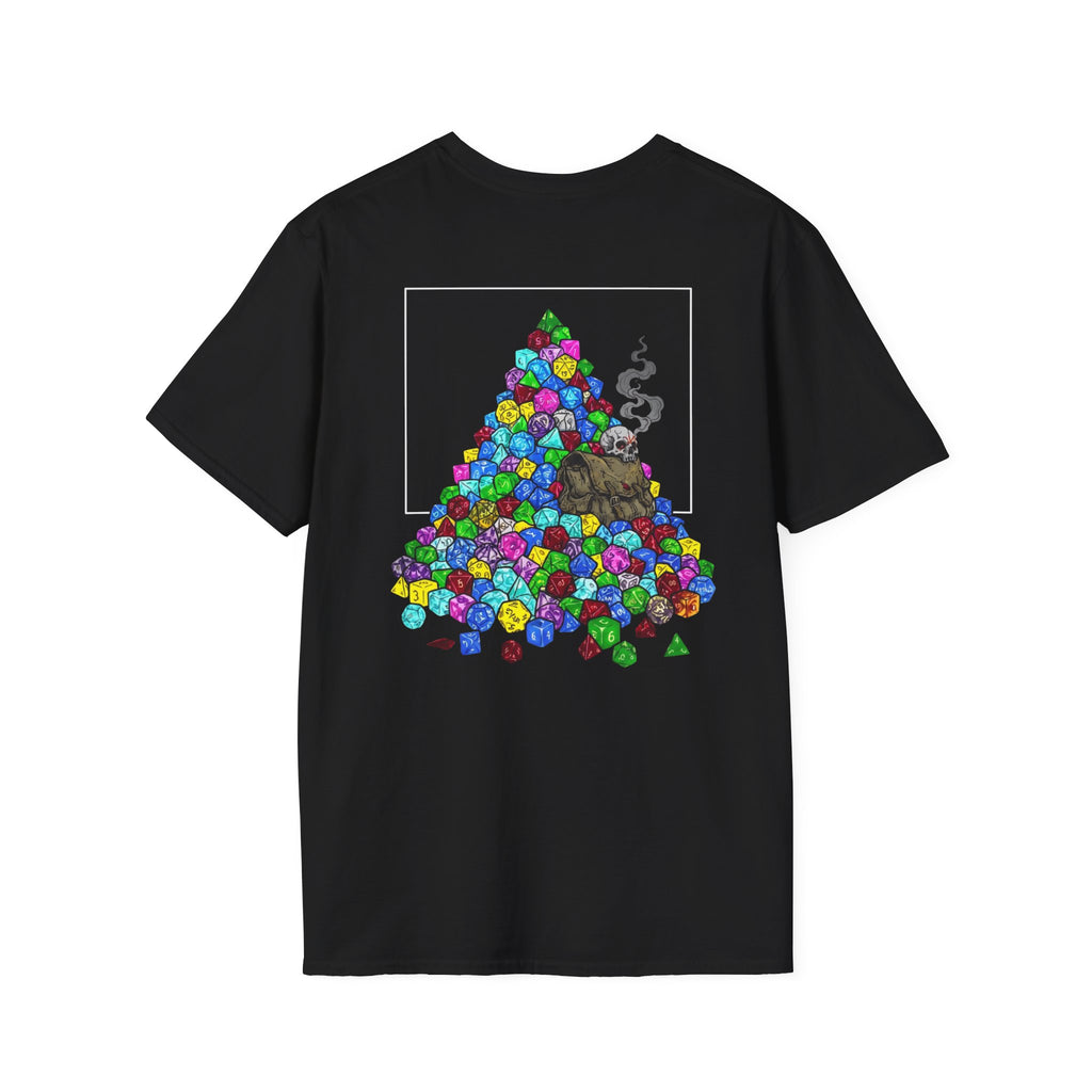 Cursed Dice Pile Graphic T-Shirt