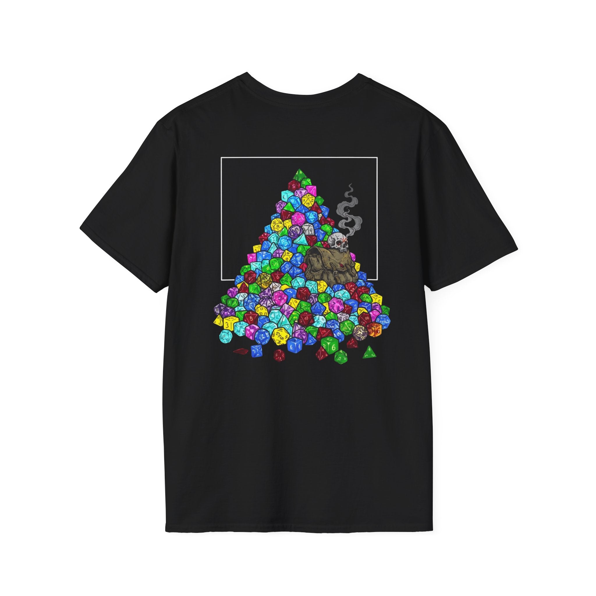 Cursed Dice Pile Graphic T-Shirt