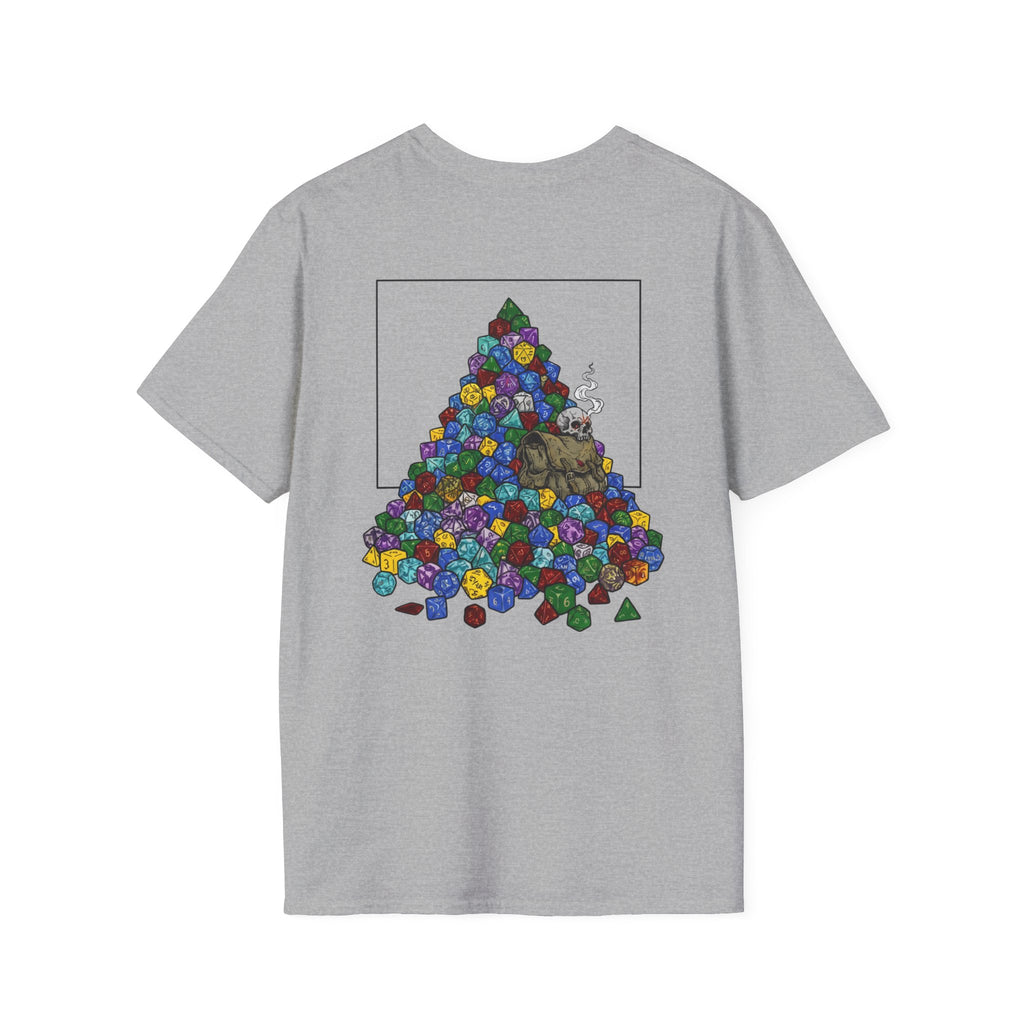 Cursed Dice Pile Graphic T-Shirt