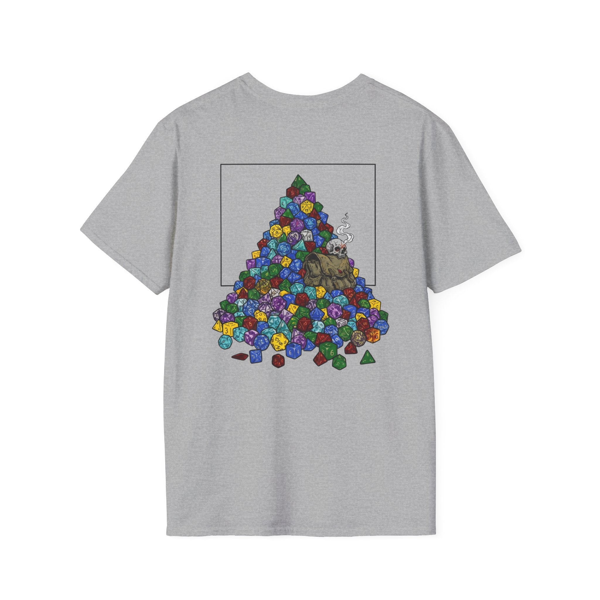 Cursed Dice Pile Graphic T-Shirt