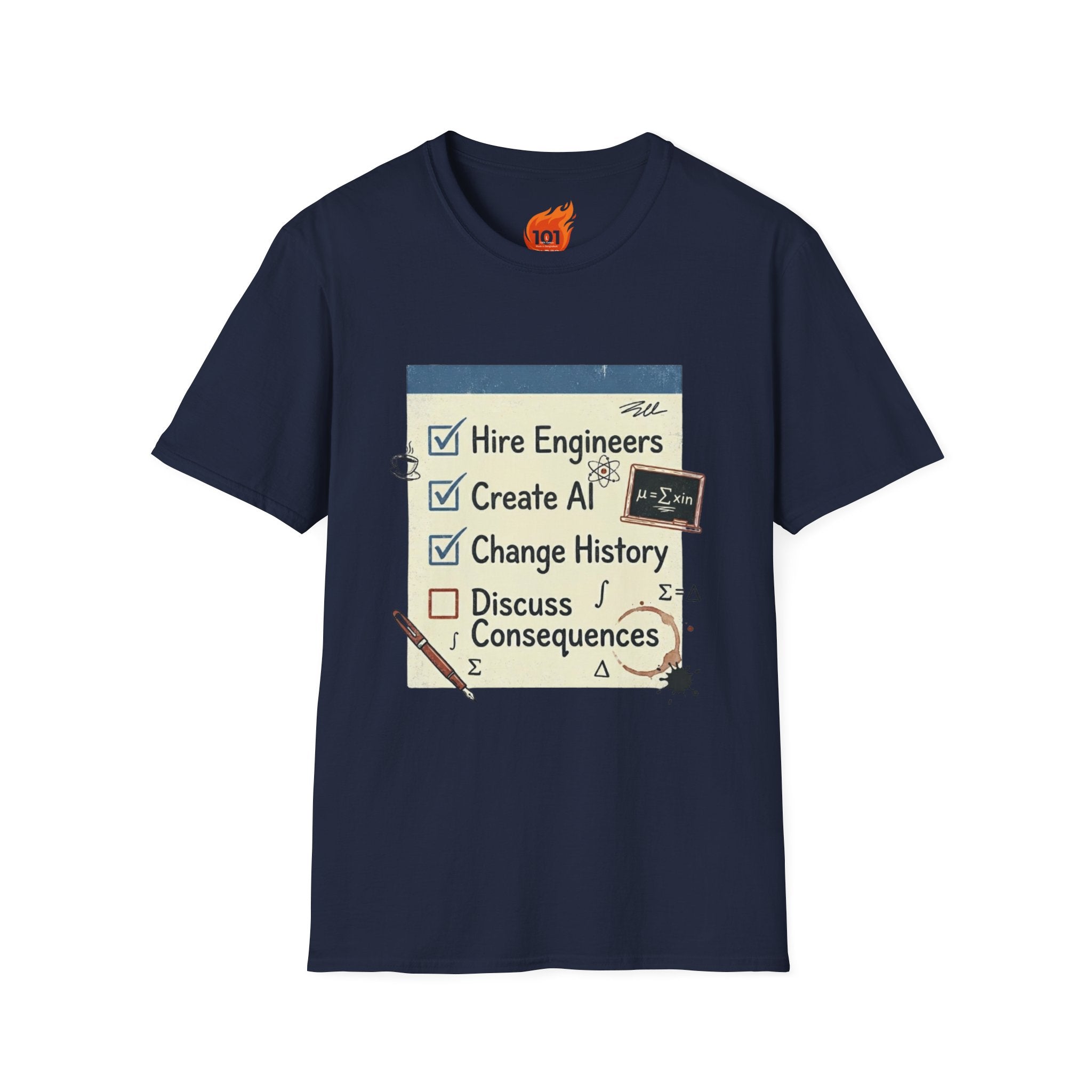 AI Checklist Graphic T-Shirt