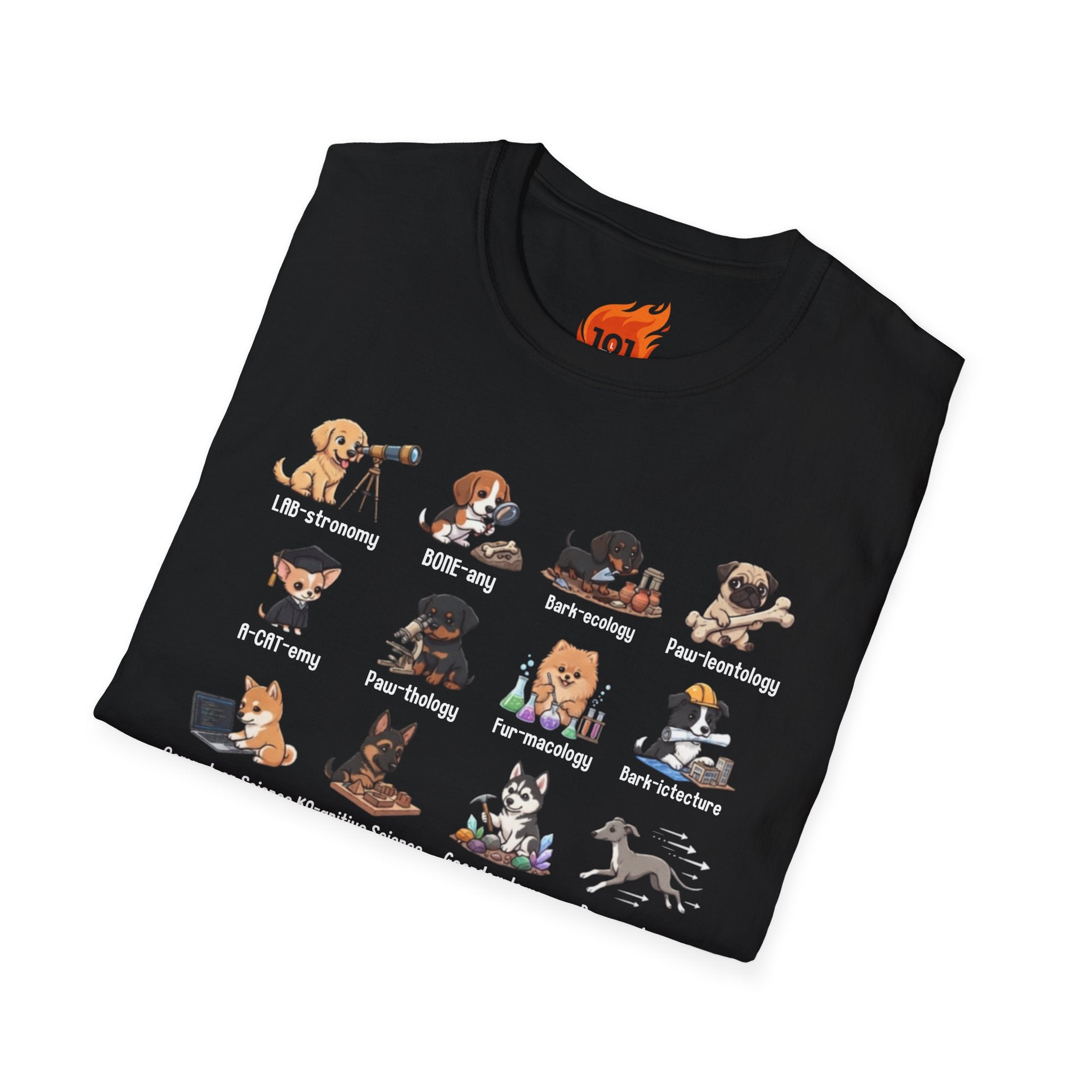 Future Dog STEM fields Graphic T-Shirt