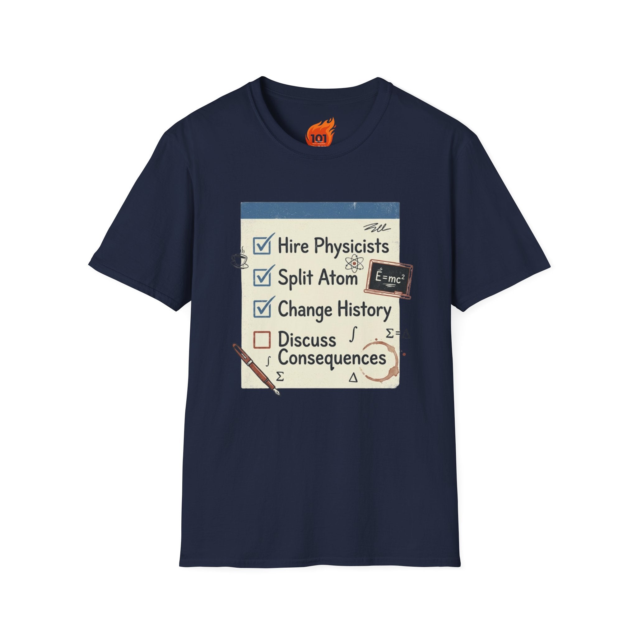 Nuclear Checklist Graphic T-Shirt