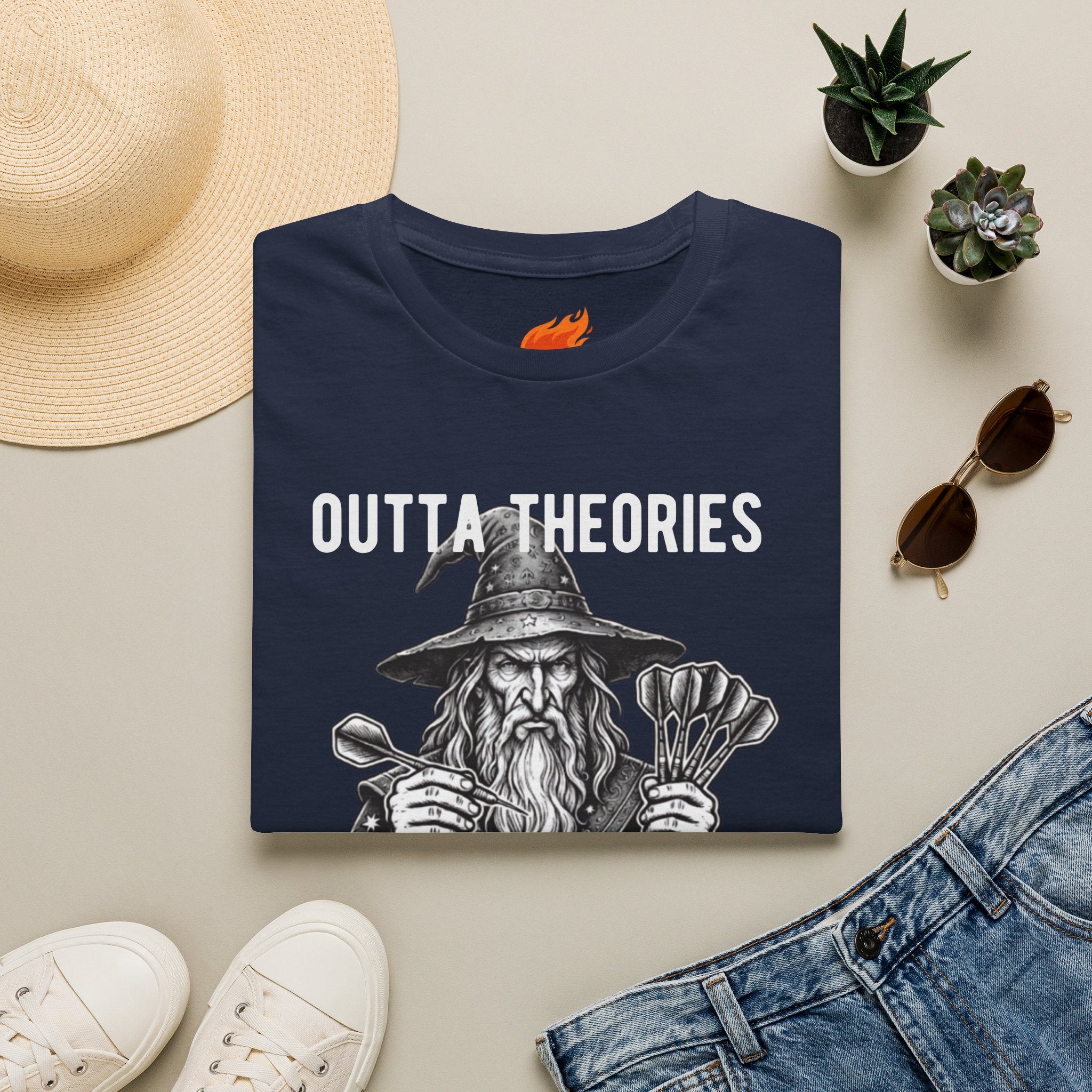 Outta Theories, Not Outta Darts Graphic T-Shirt