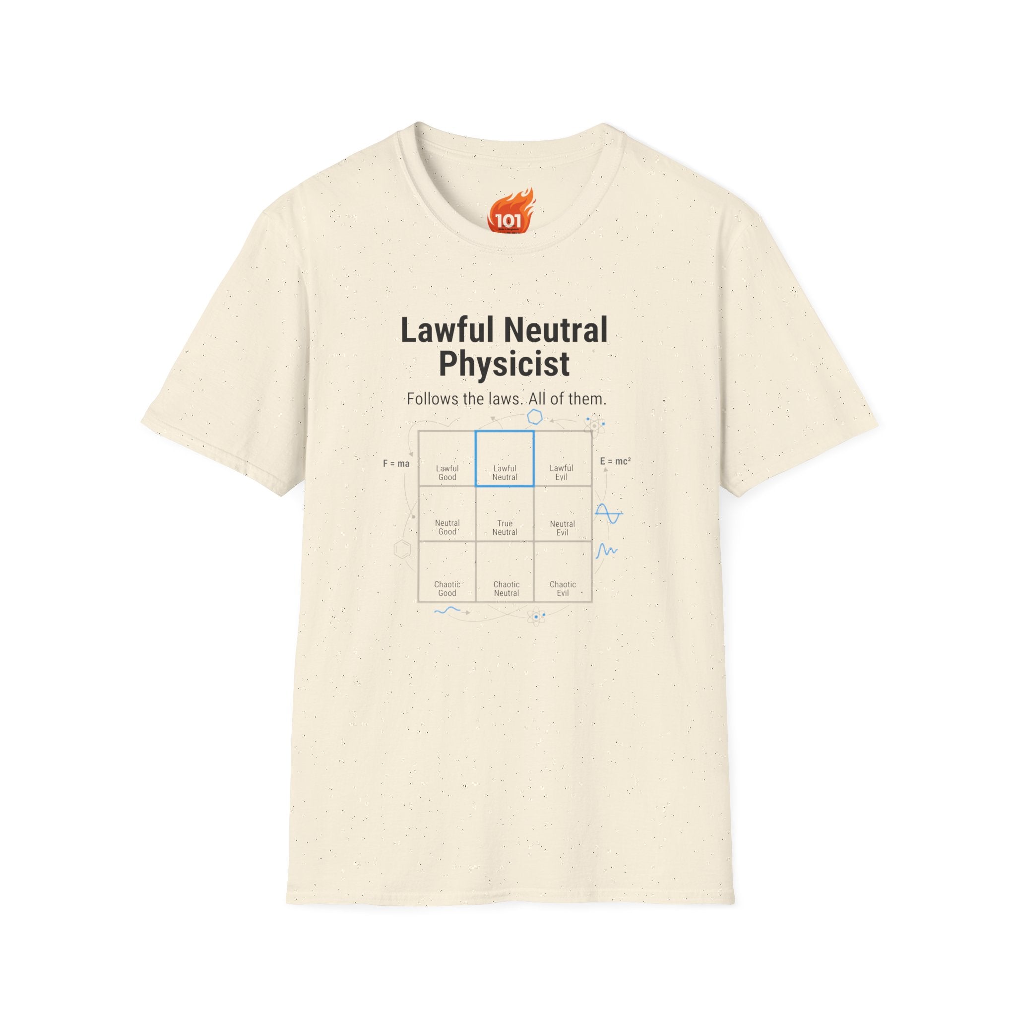 Lawful Neutral Physicist Graphic T-Shirt
