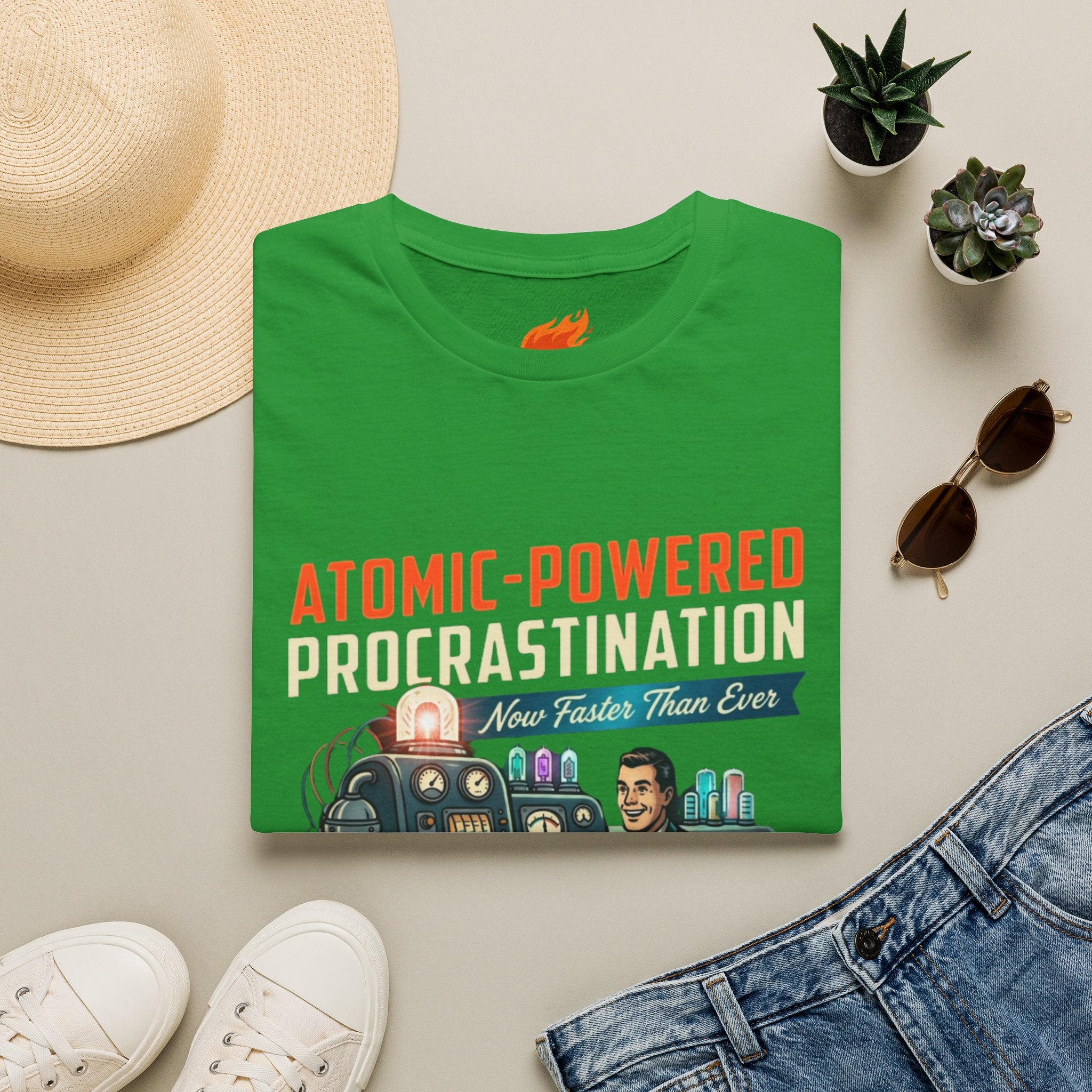 Atomic Procrastination Graphic T-Shirt