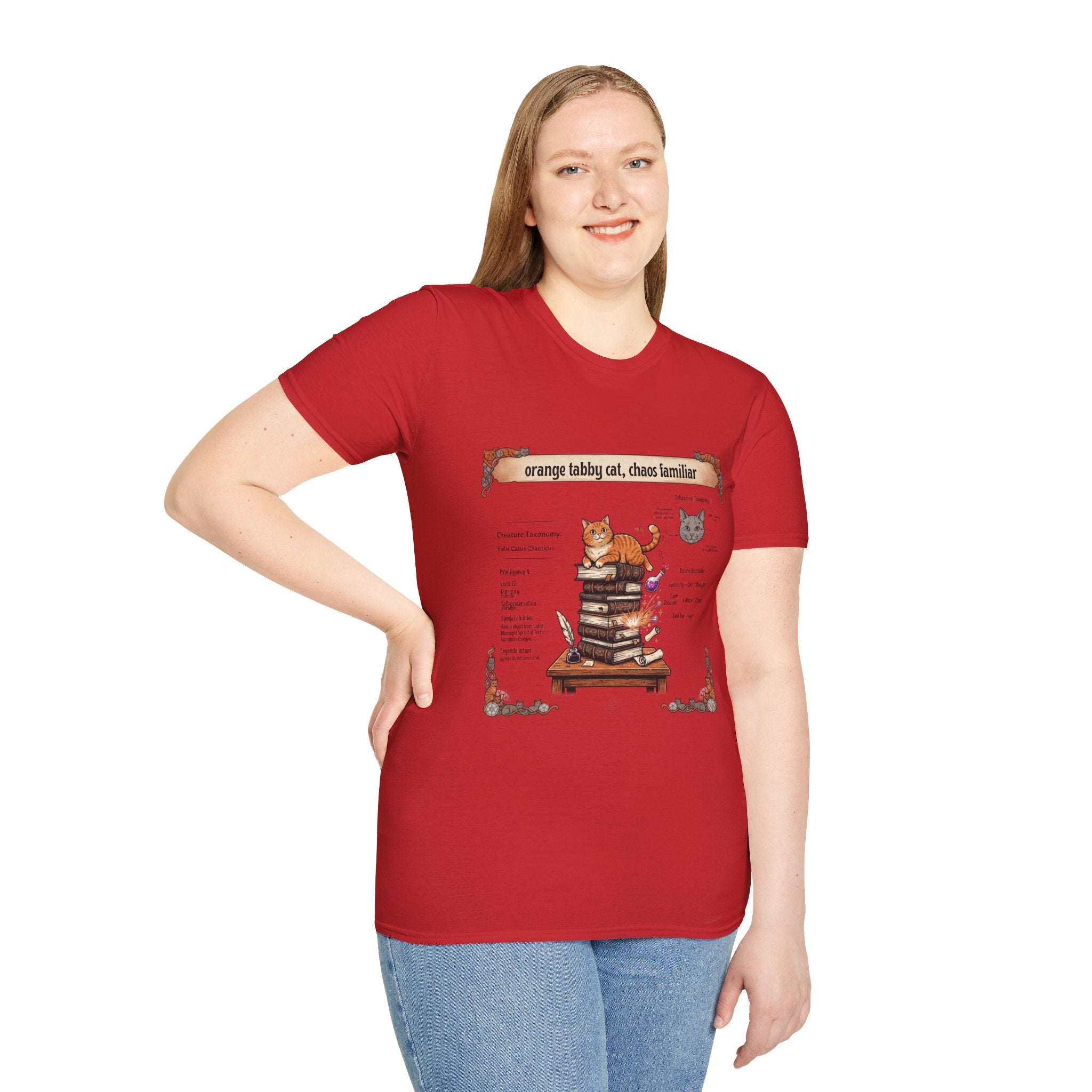 Everyday Bestiary: Orange Tabby Cat Graphic T-Shirt