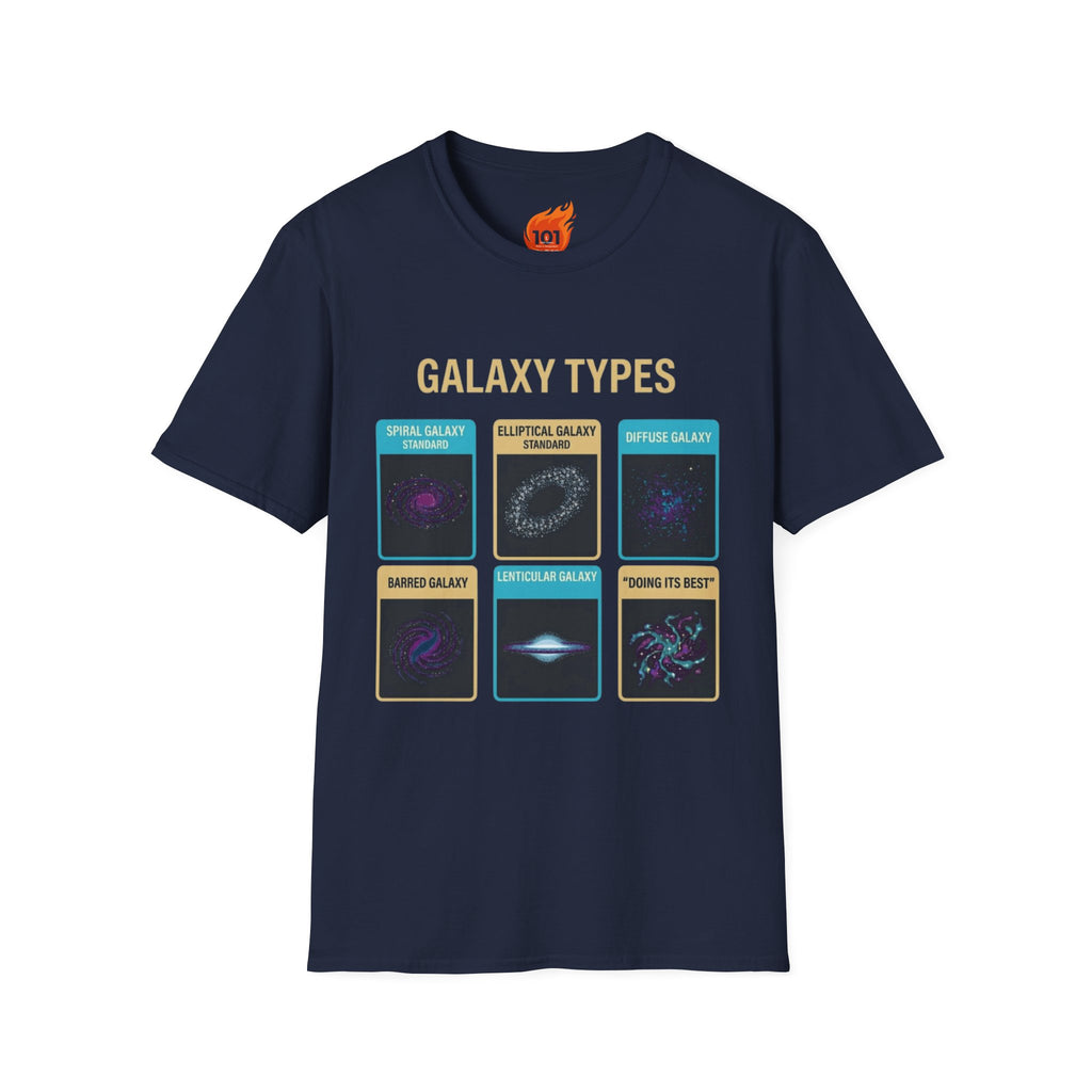 Galaxy Types Graphic T-Shirt