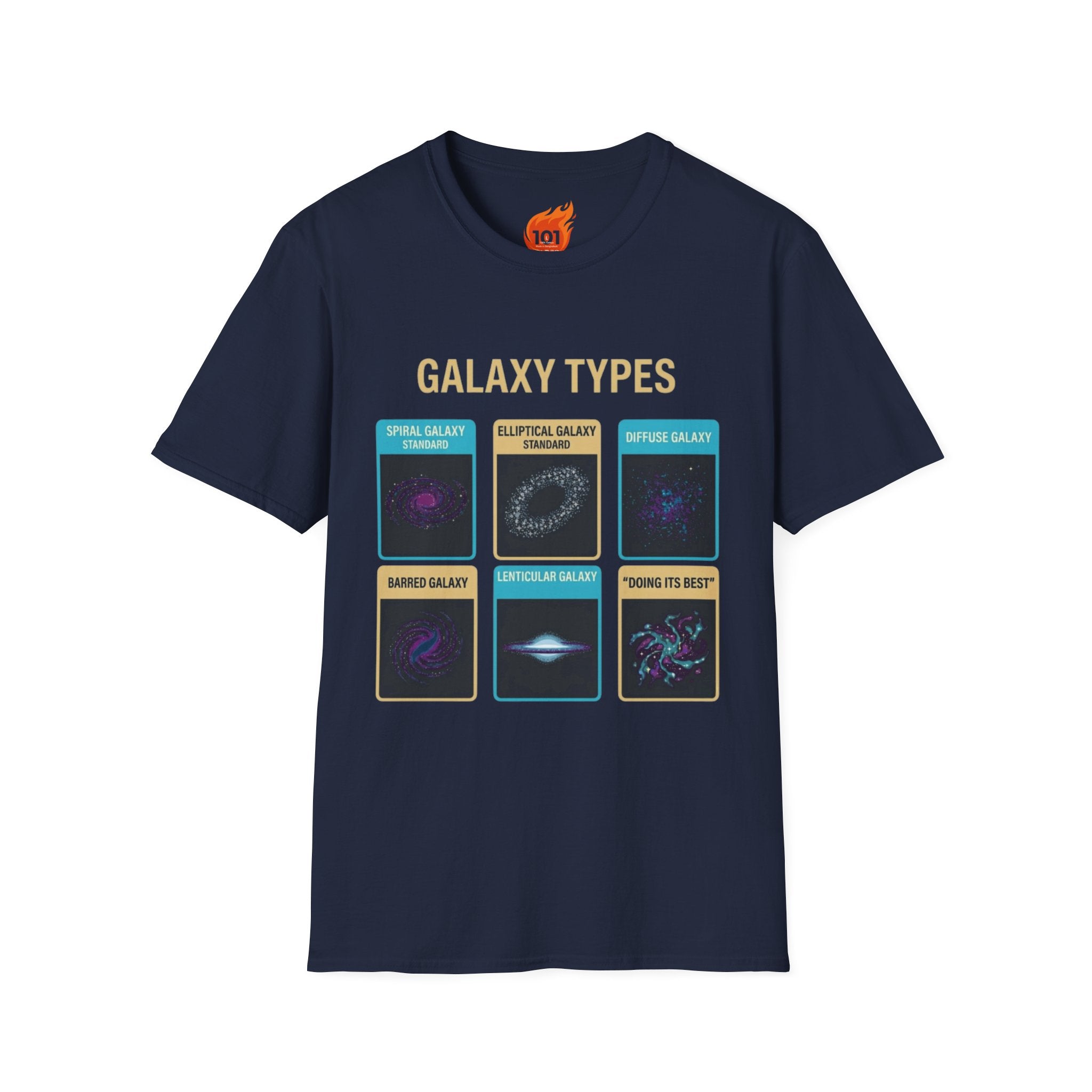 Galaxy Types Graphic T-Shirt