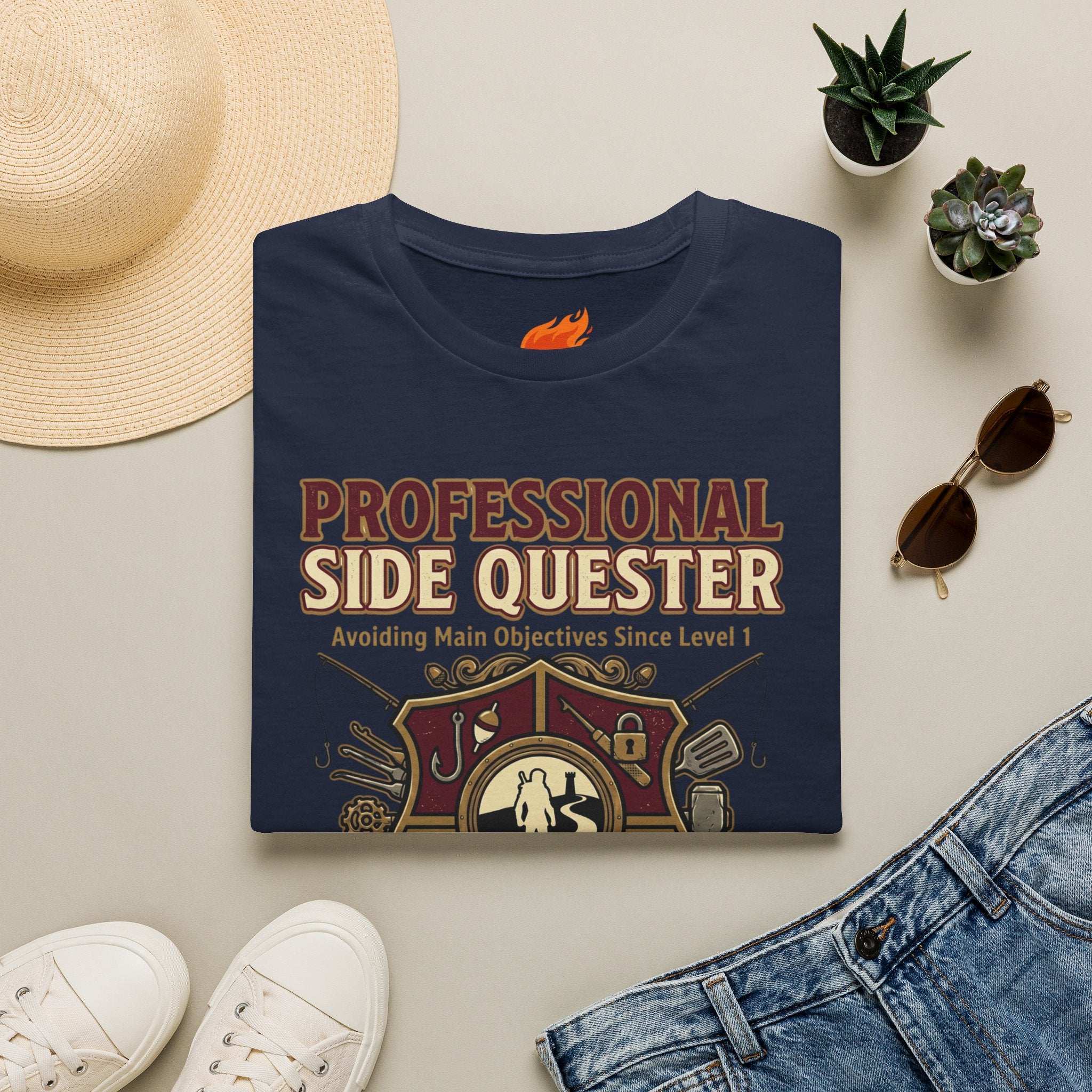 Professional Side Quester Graphic T-Shirt