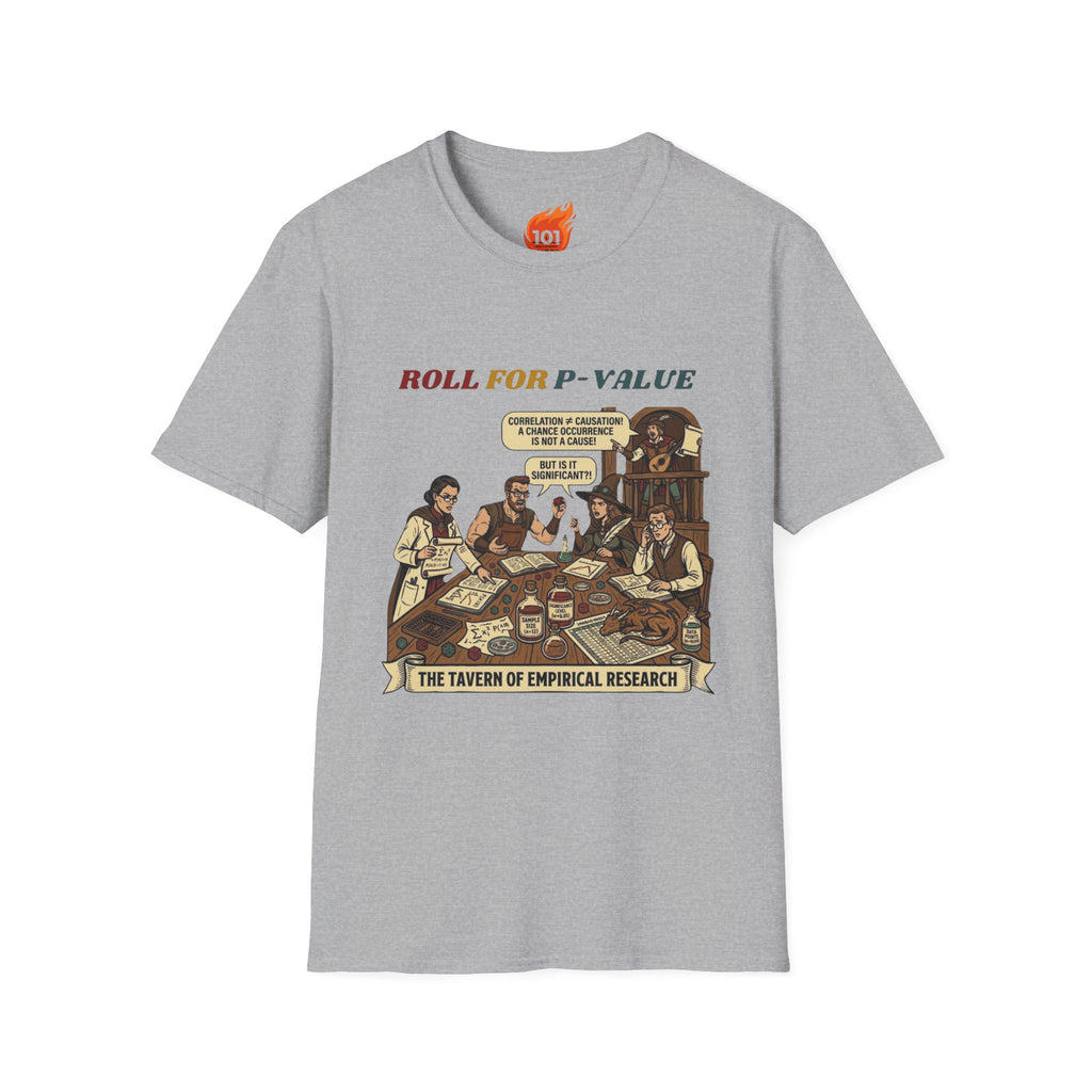 Roll for P-Value Graphic T-Shirt