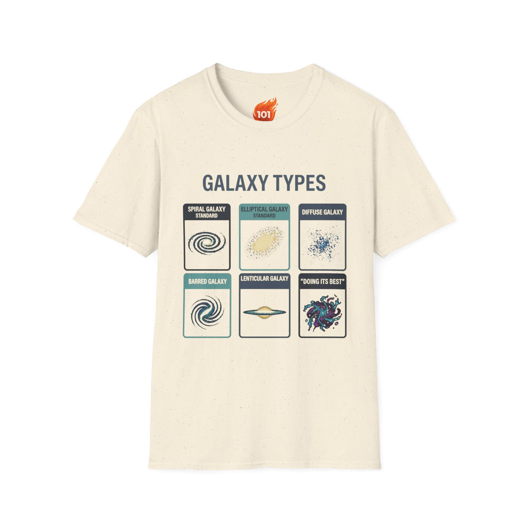 Galaxy Types Graphic T-Shirt