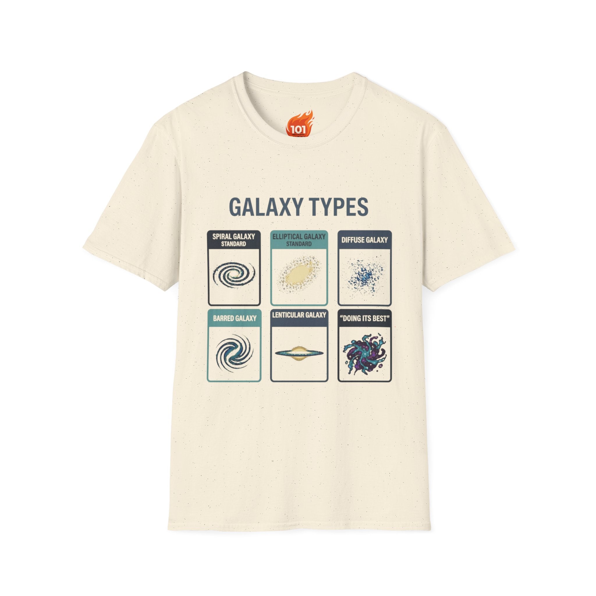 Galaxy Types Graphic T-Shirt