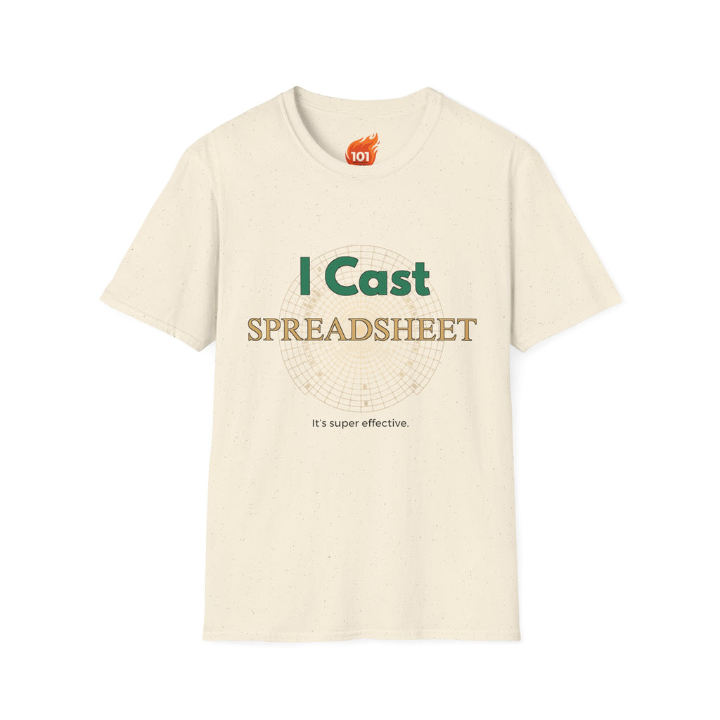I Cast Spreadsheet Graphic T-Shirt
