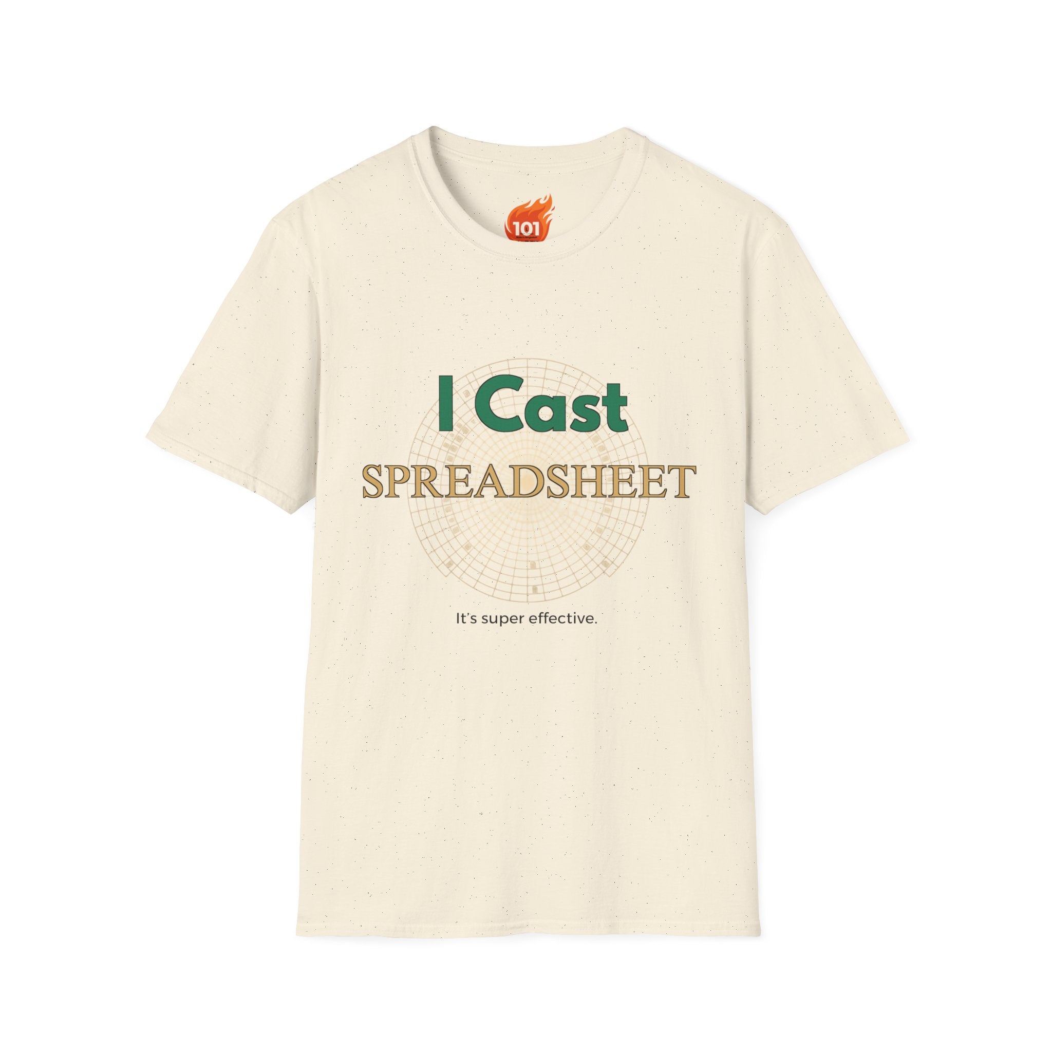 I Cast Spreadsheet Graphic T-Shirt