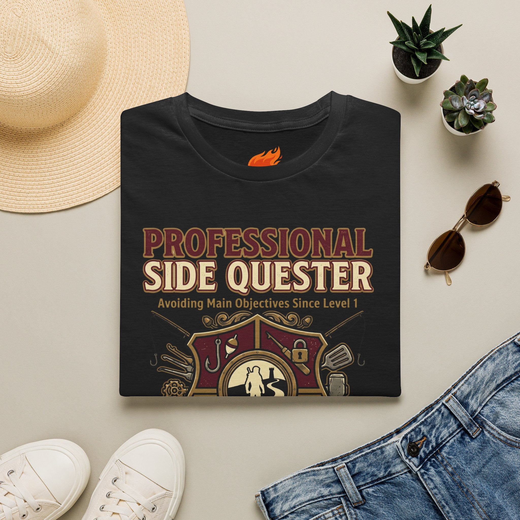 Professional Side Quester Graphic T-Shirt