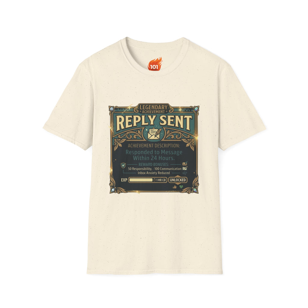 Achievement: Sent a Reply Graphic T-Shirt