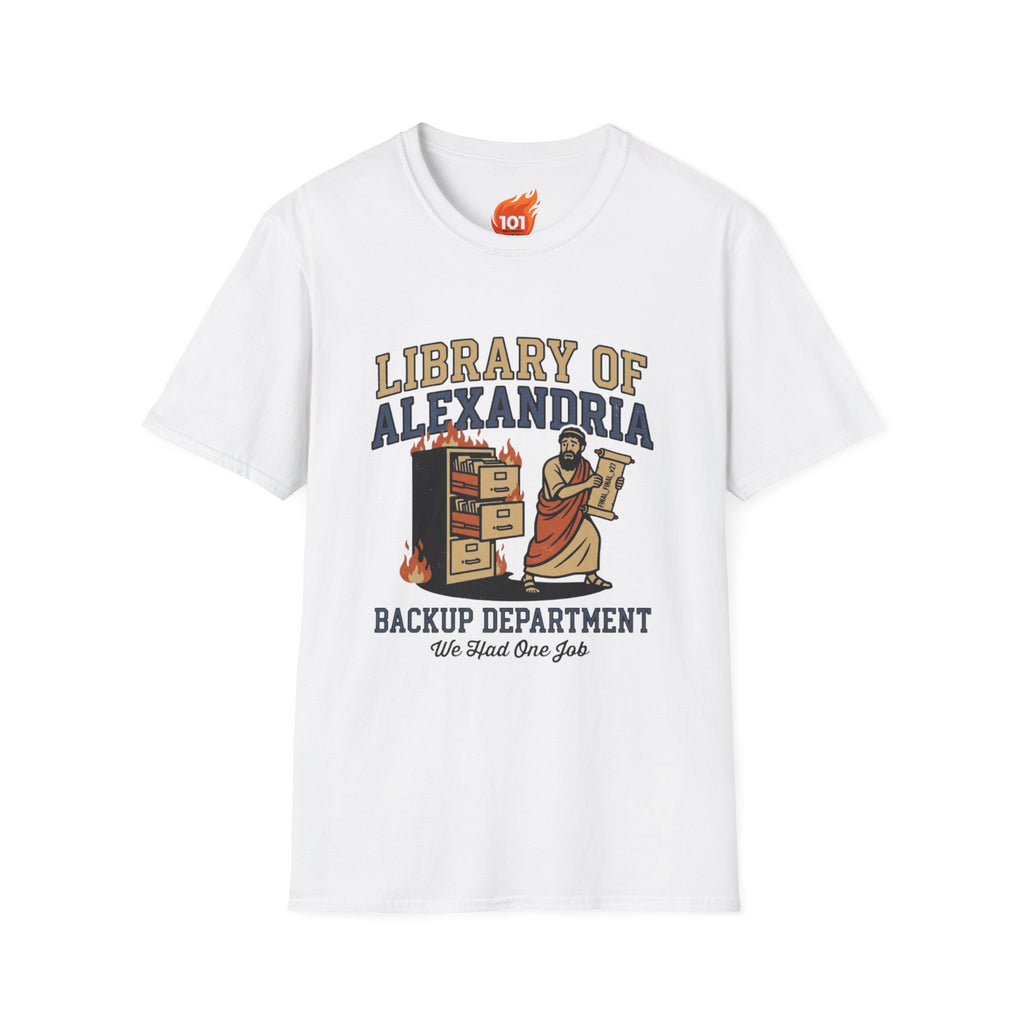 Library of Alexandria Backup Department Graphic T-Shirt