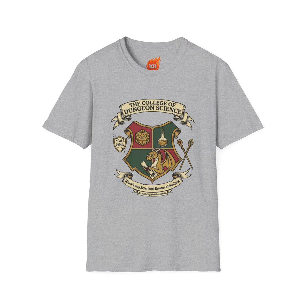 College of Dungeon Science Graphic T-Shirt