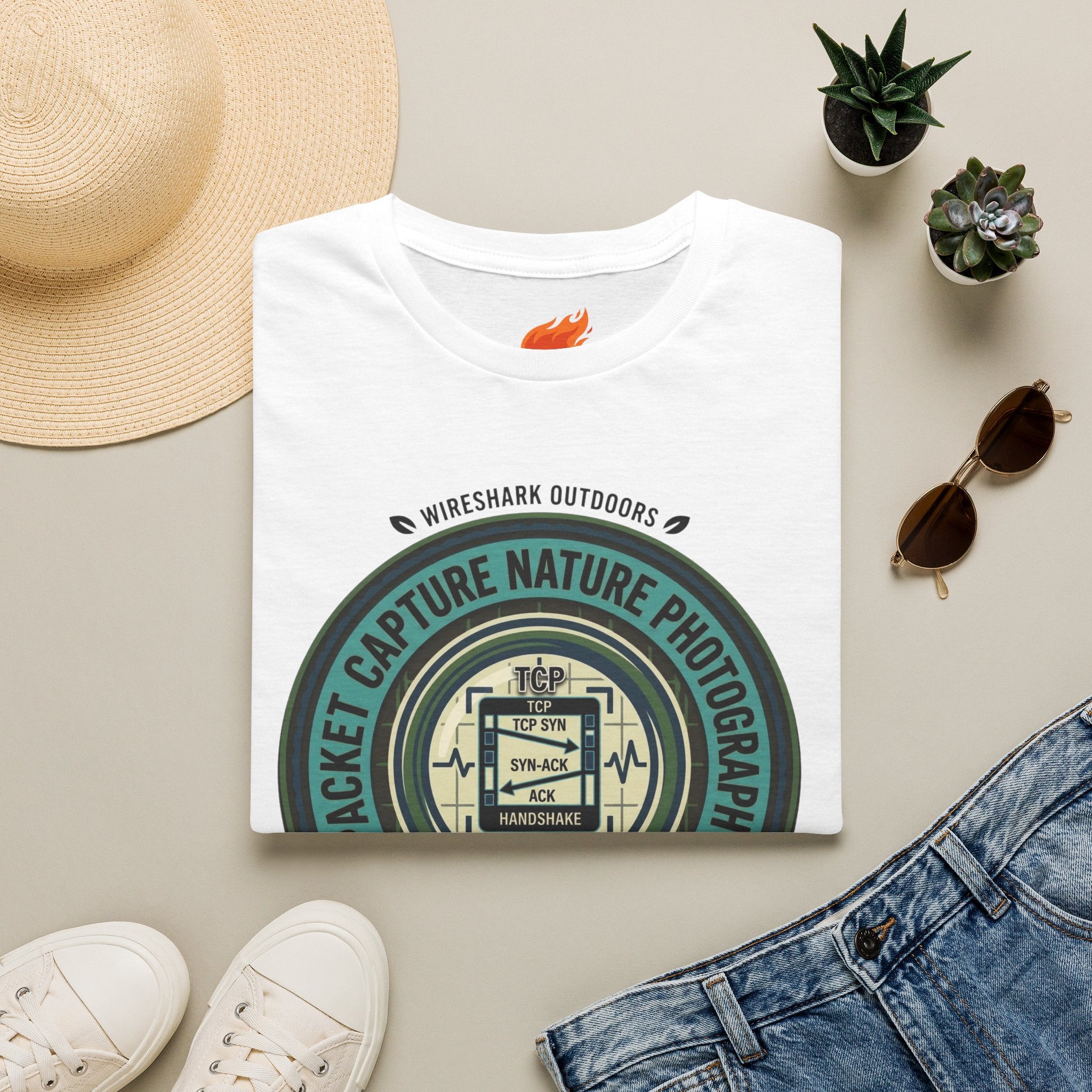 Packet Capture Nature Photography Graphic T-Shirt