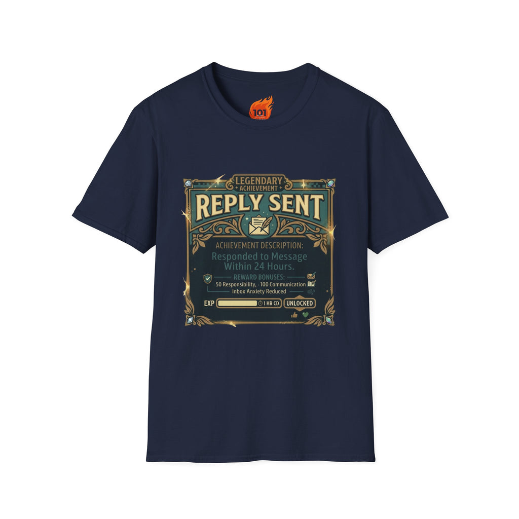 Achievement: Sent a Reply Graphic T-Shirt