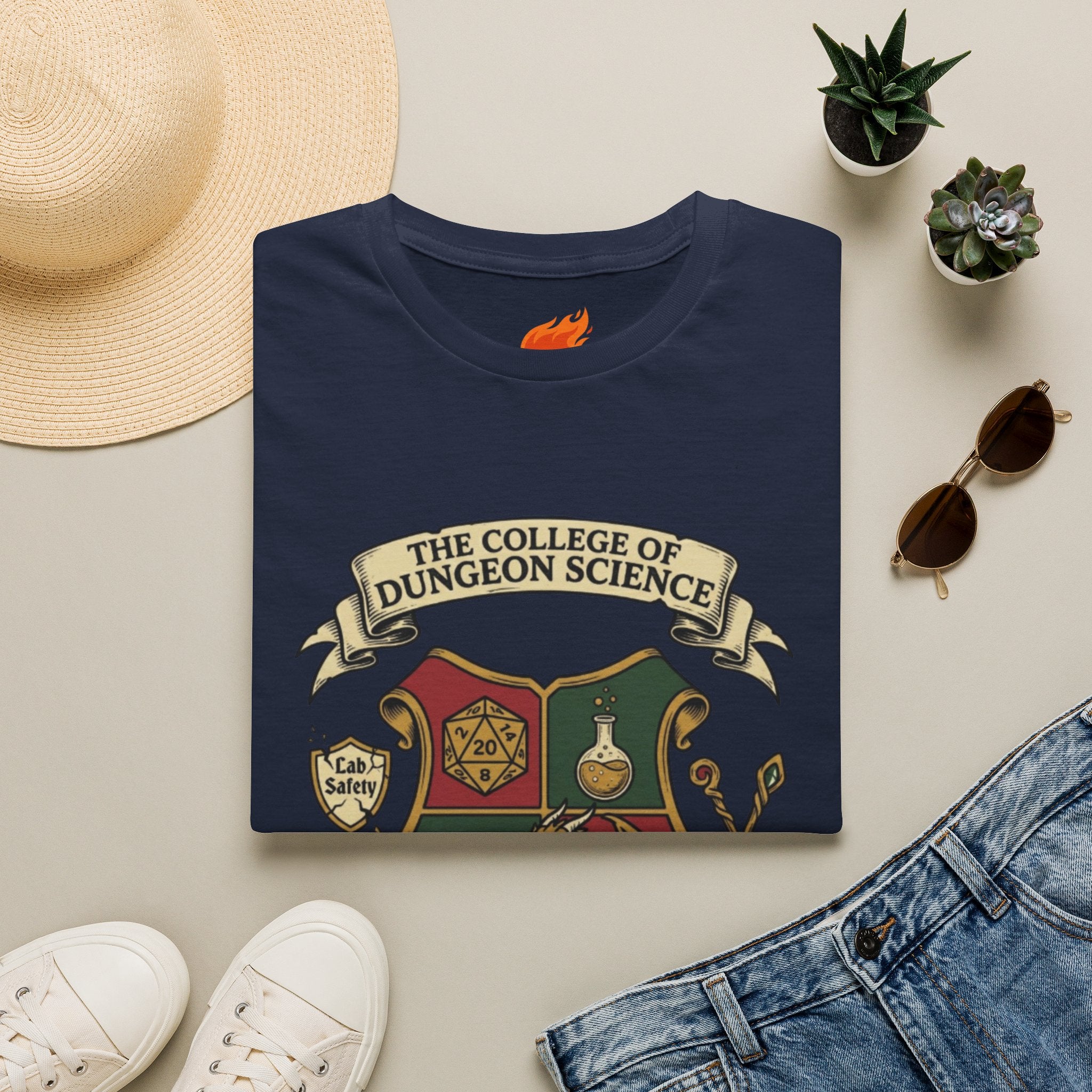 College of Dungeon Science Graphic T-Shirt