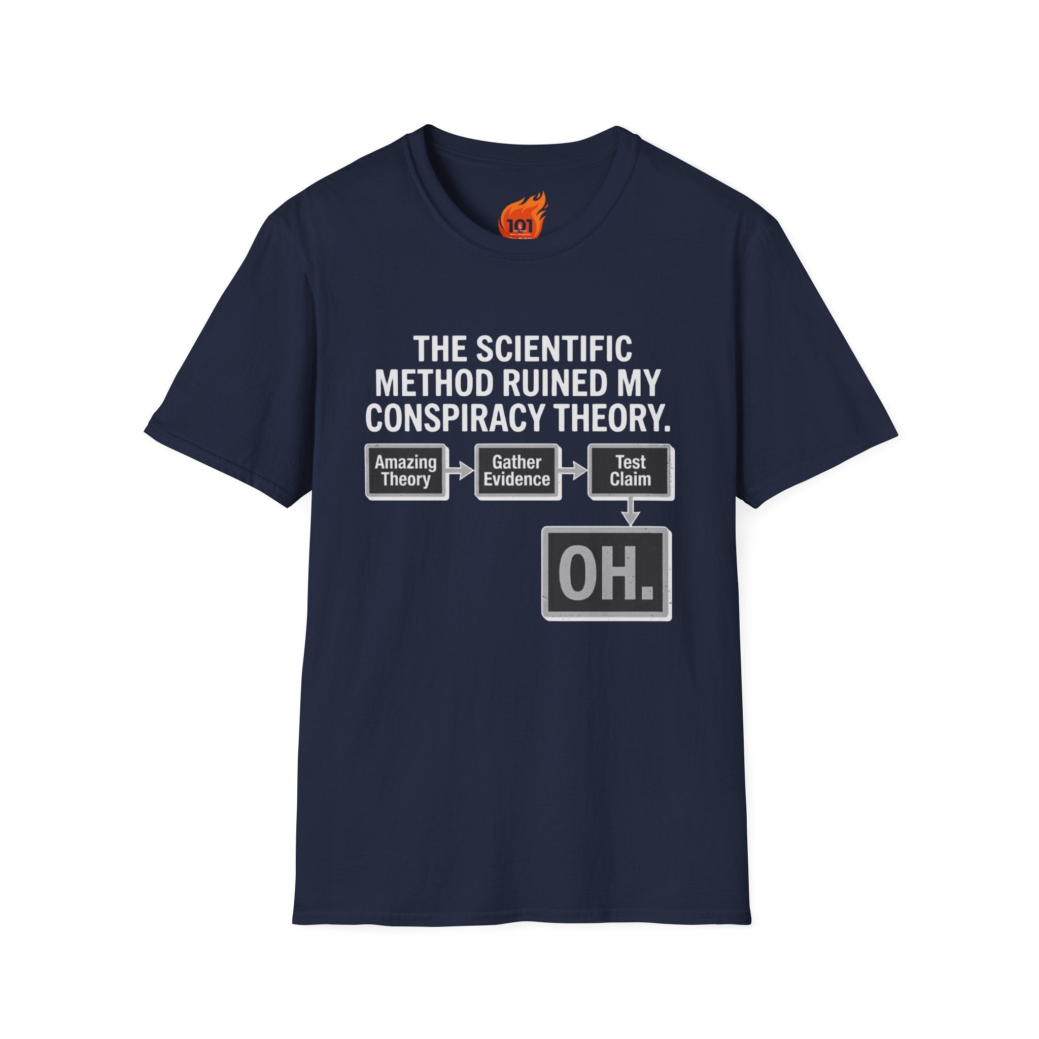 Scientific Conspiracy Theory Graphic T-Shirt