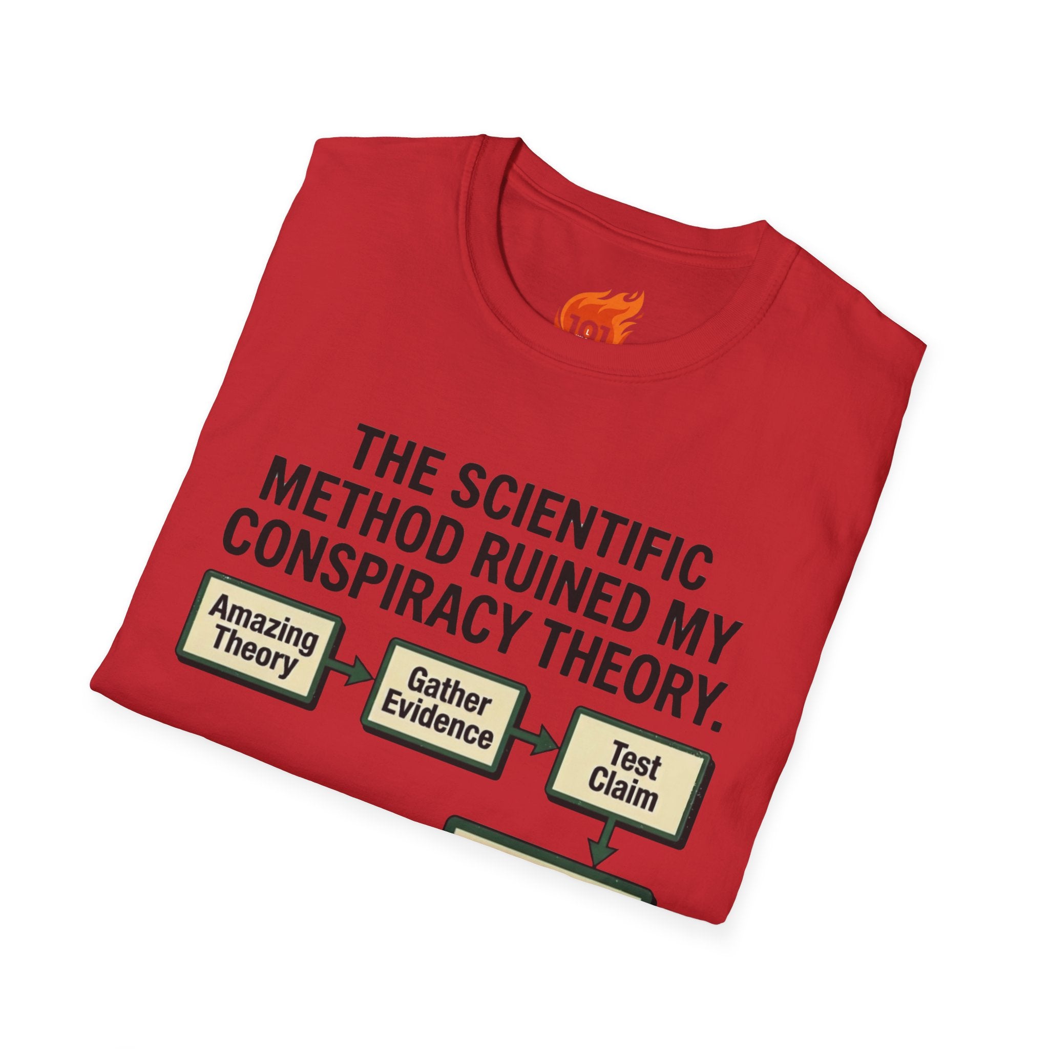 Scientific Conspiracy Theory Graphic T-Shirt
