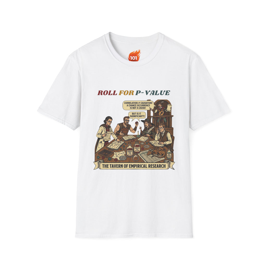 Roll for P-Value Graphic T-Shirt