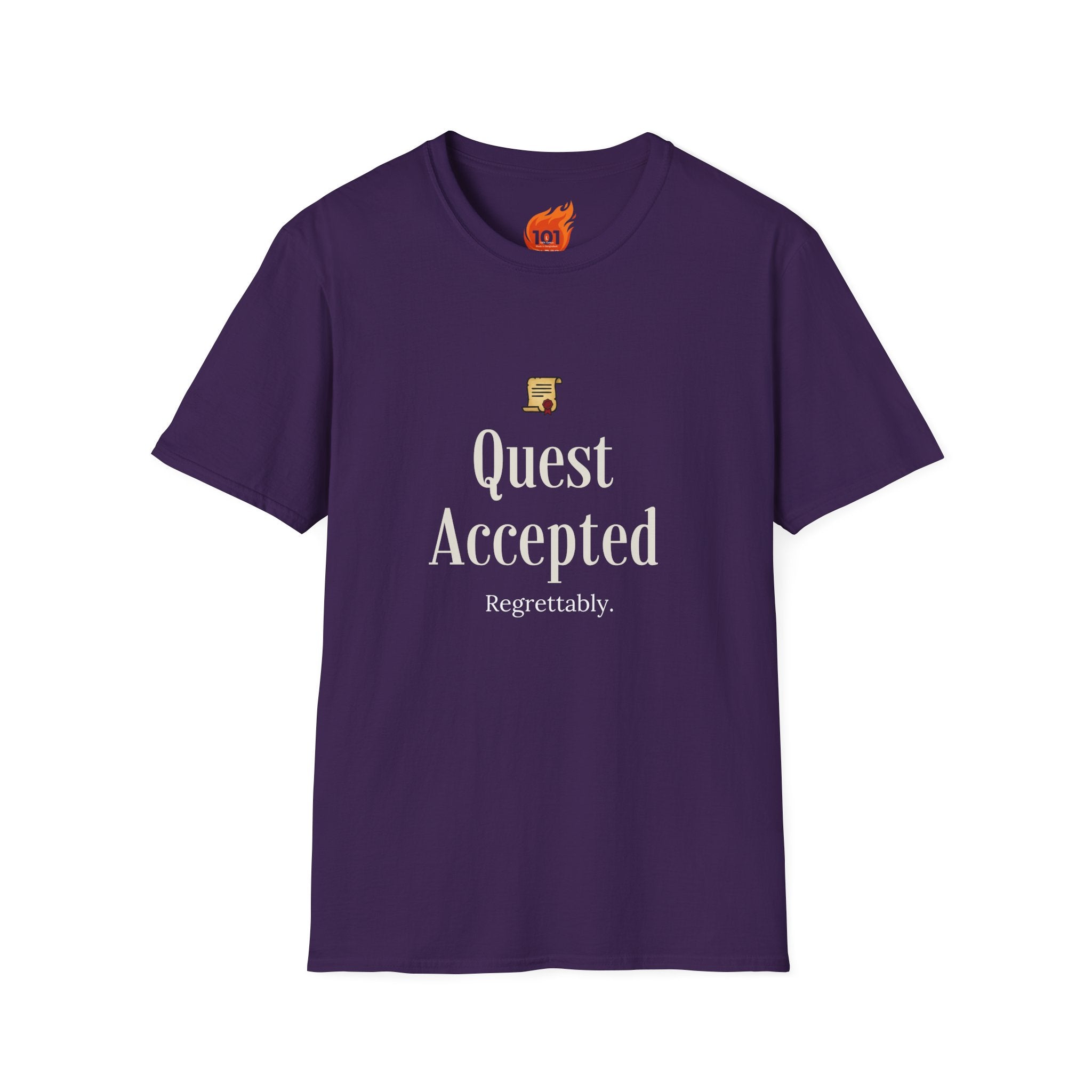 Quest Accepted.. Regrettably Graphic T-Shirt