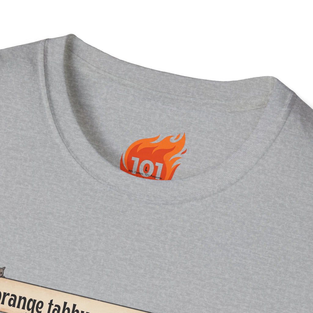 Everyday Bestiary: Orange Tabby Cat Graphic T-Shirt